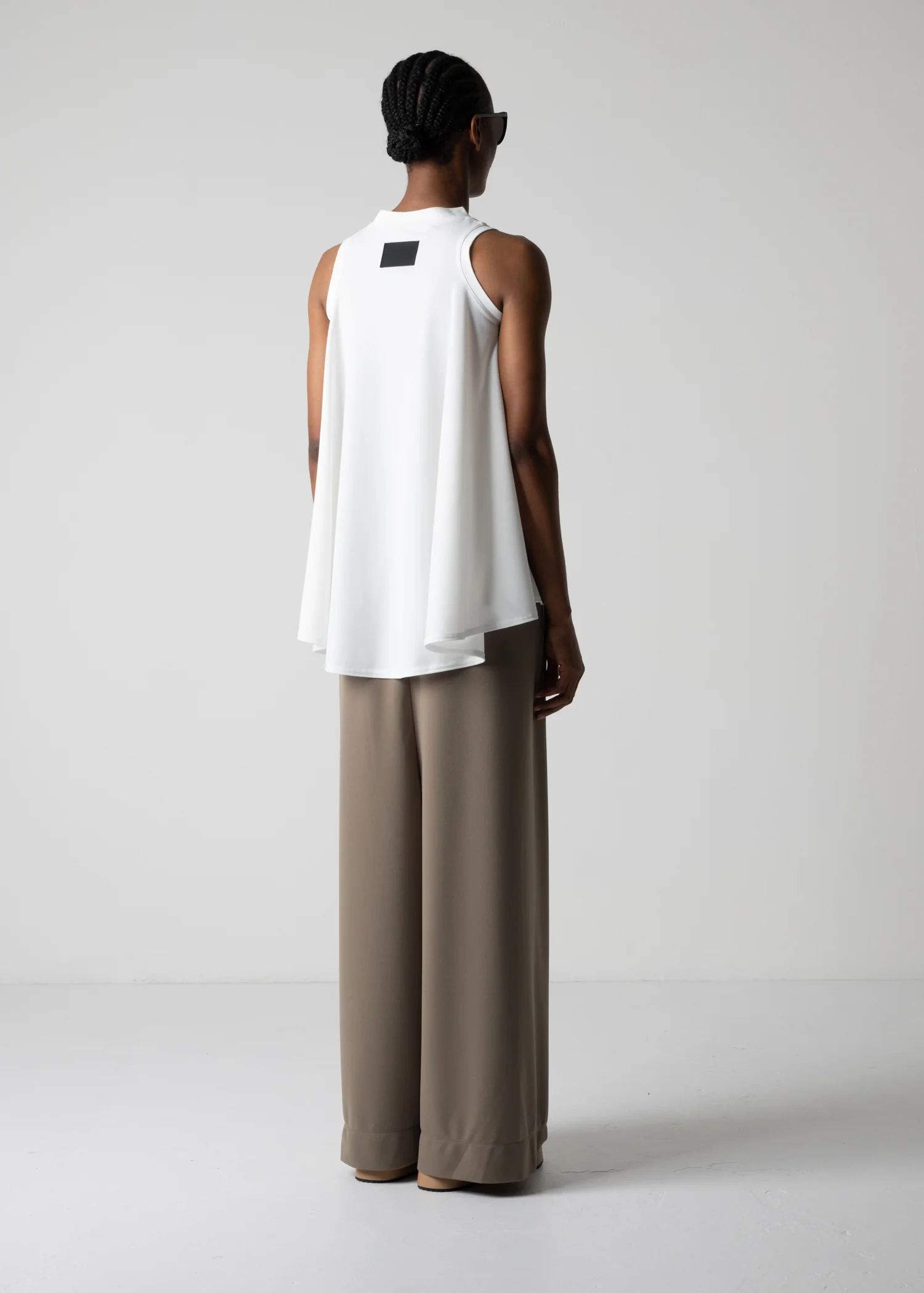 56 HIBA TOP / GEORGETTE JERSEY - C12 - Image 5