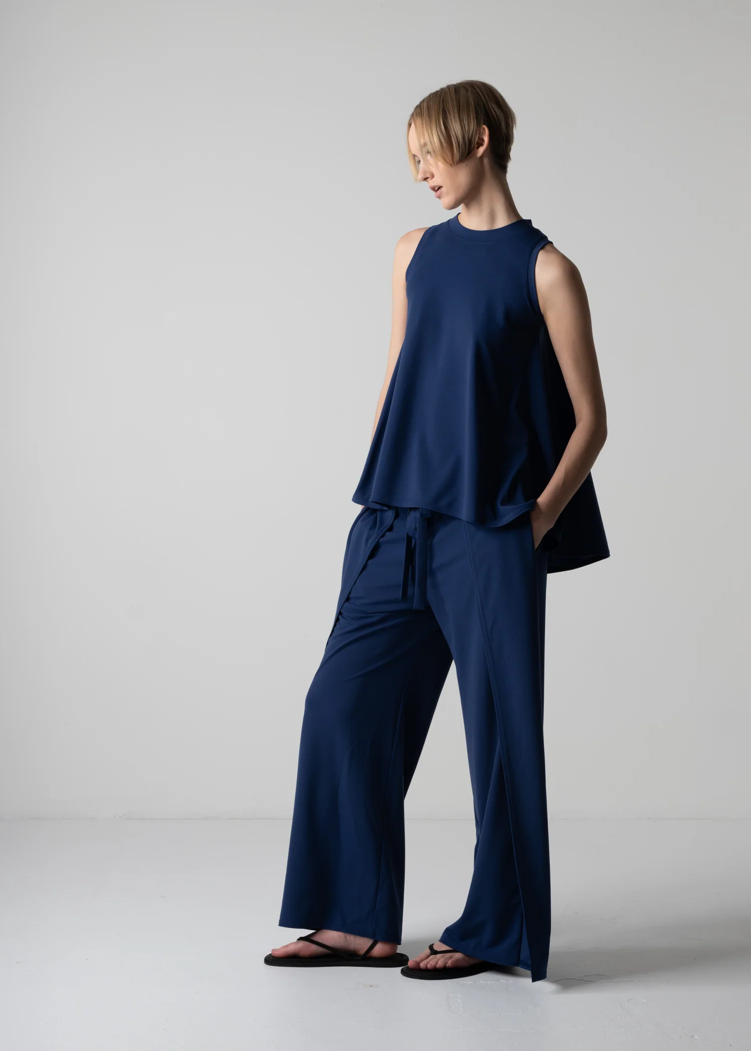 56 HIBA TOP / GEORGETTE JERSEY - C12 - Image 7
