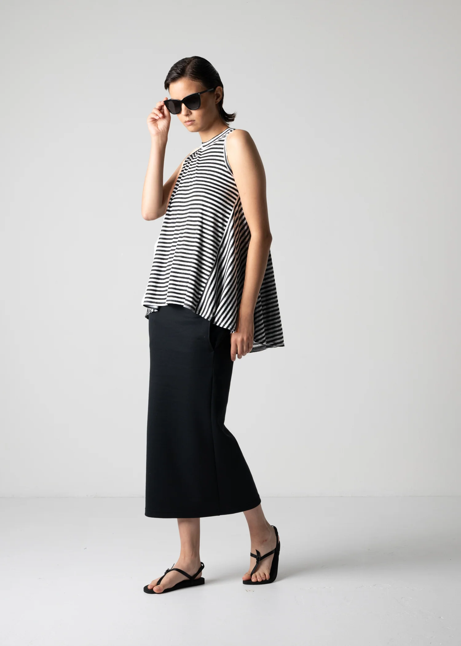 31 HIBA TOP / HALF MILAN STRIPY JERSEY - C12 - Image 8