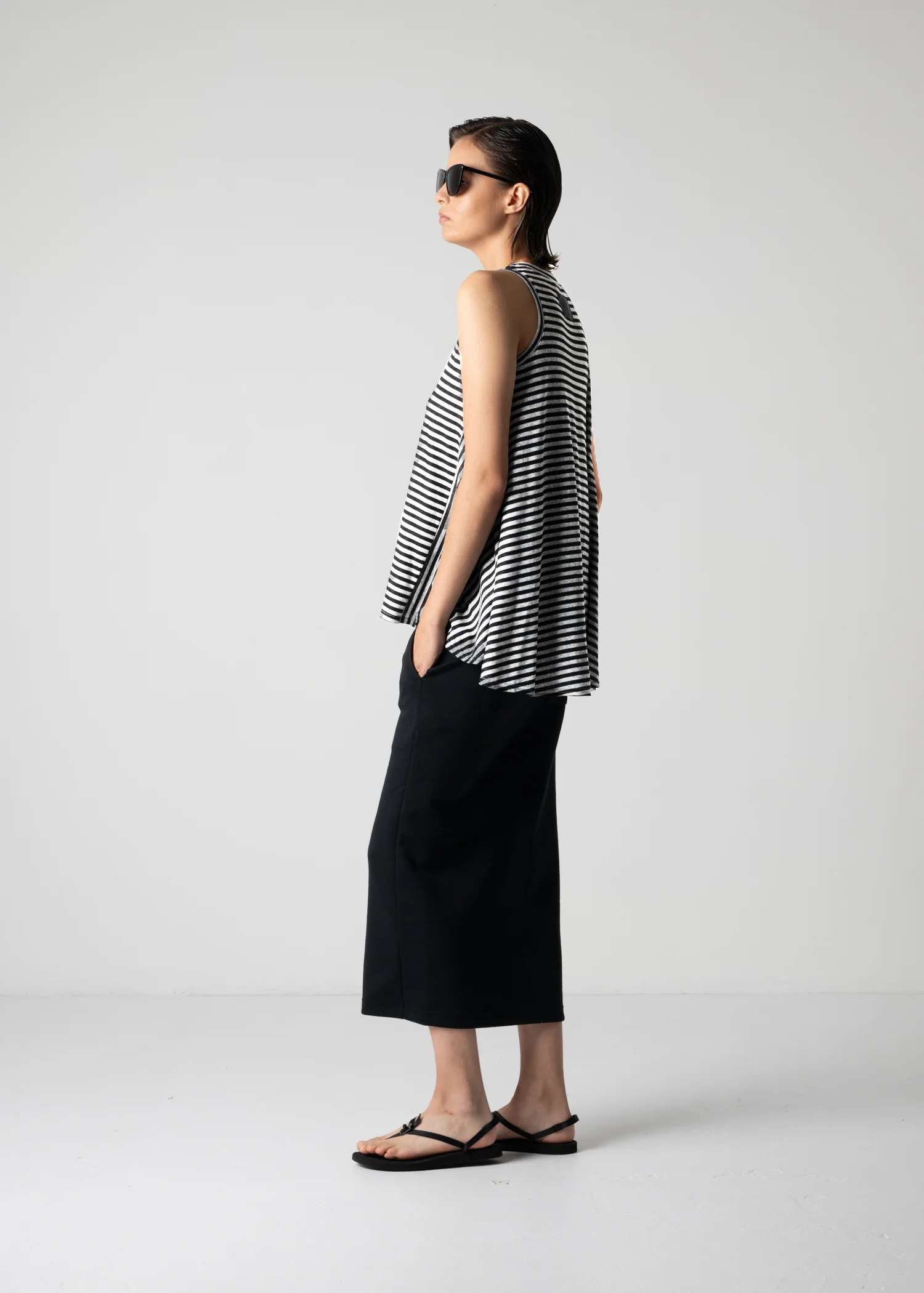 31 HIBA TOP / HALF MILAN STRIPY JERSEY - C12 - Image 9