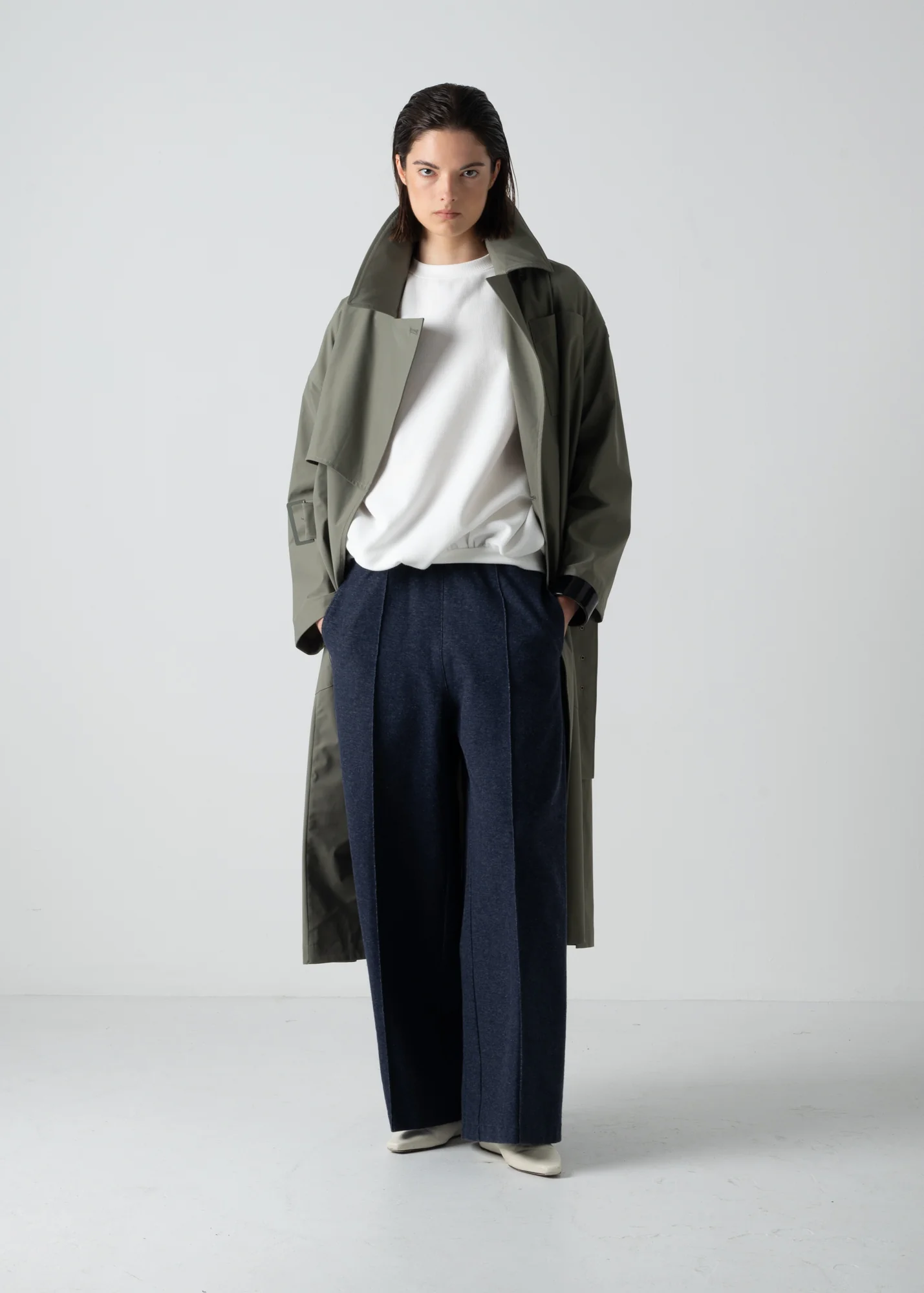 07 HUDSON TRENCH / COMPACT SATIN TRICOT - C10 - Image 10