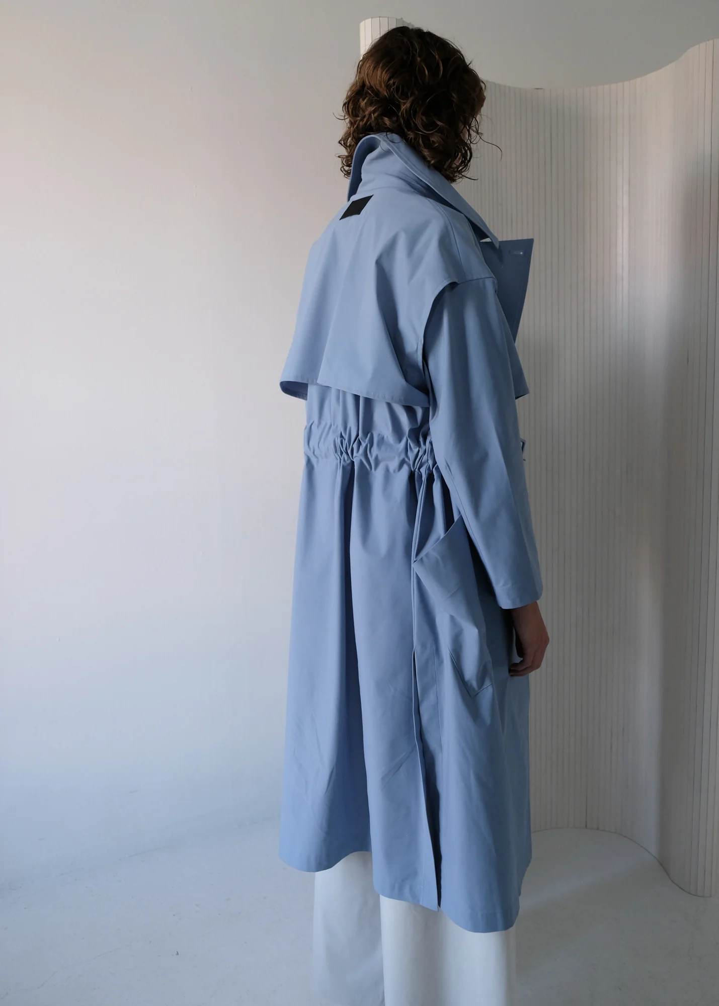 07 HUDSON TRENCH / COMPACT SATIN TRICOT - C10 - Image 5