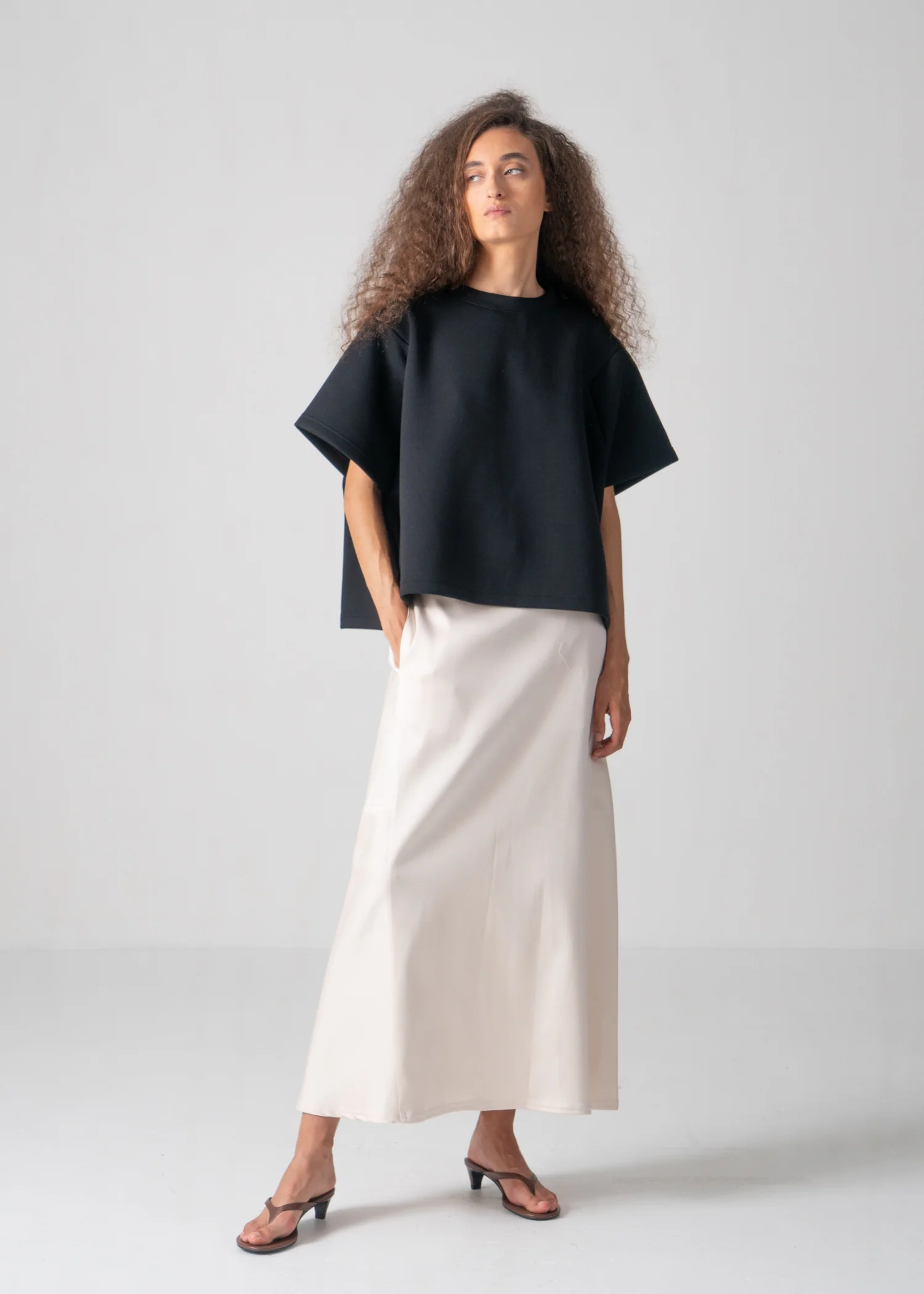 21 JEMMA T SHIRT / COCOON JERSEY - C14 - Image 13