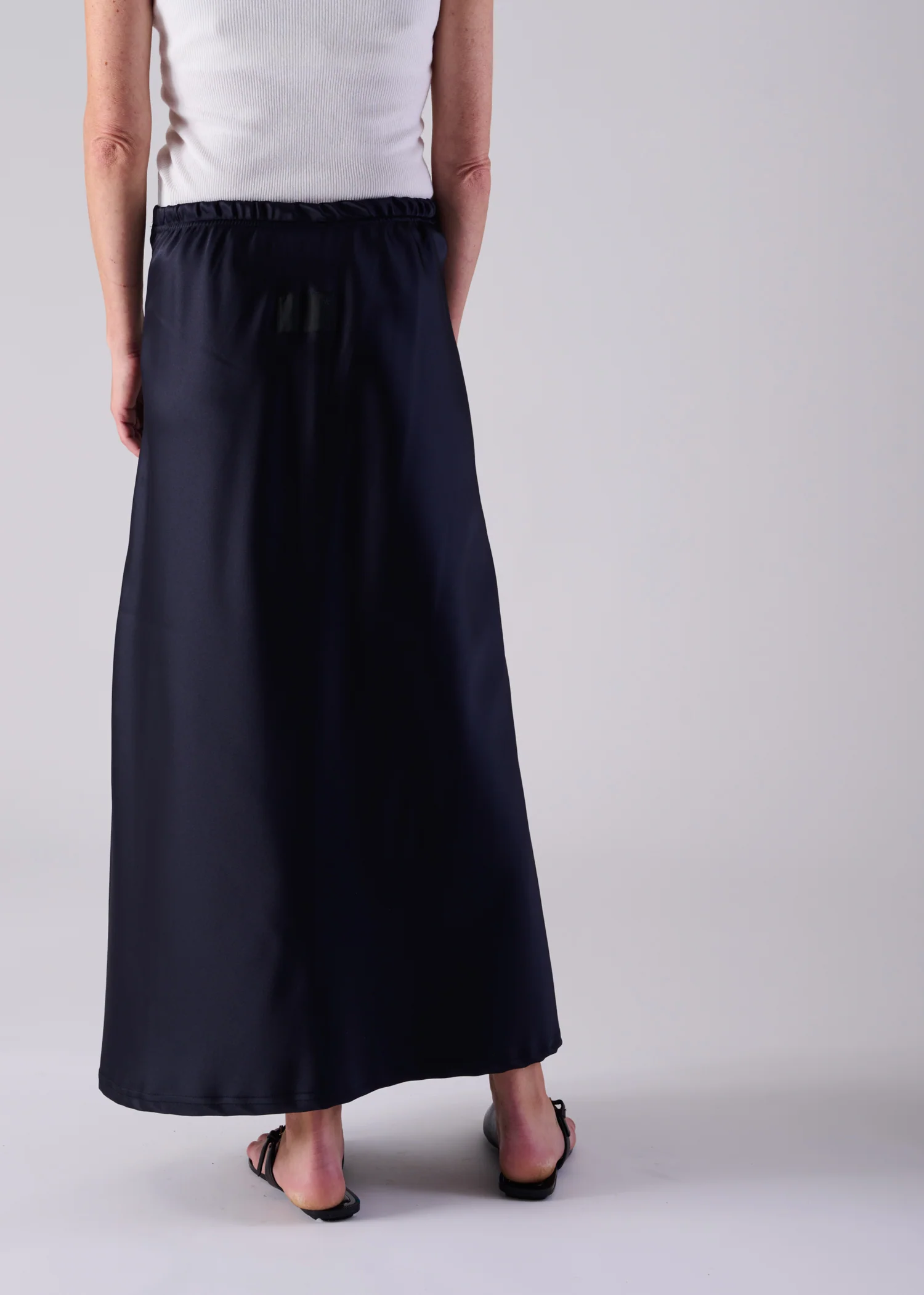 46 JENIFFER FLAIR SKIRT / DUCHESS SATIN STRETCH - C14 - Image 12