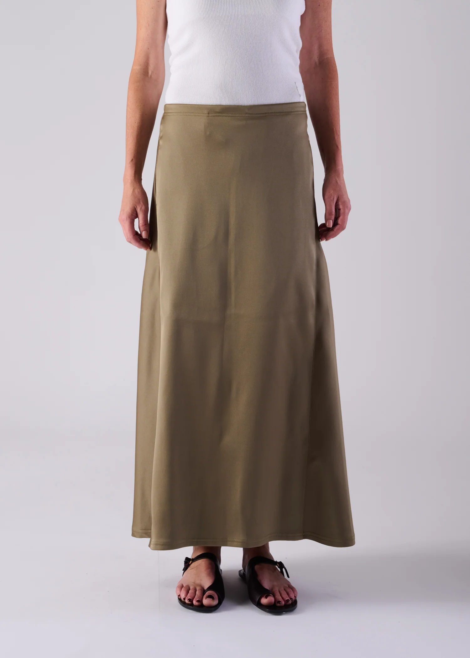 46 JENIFFER FLAIR SKIRT / DUCHESS SATIN STRETCH - C14 - Image 6