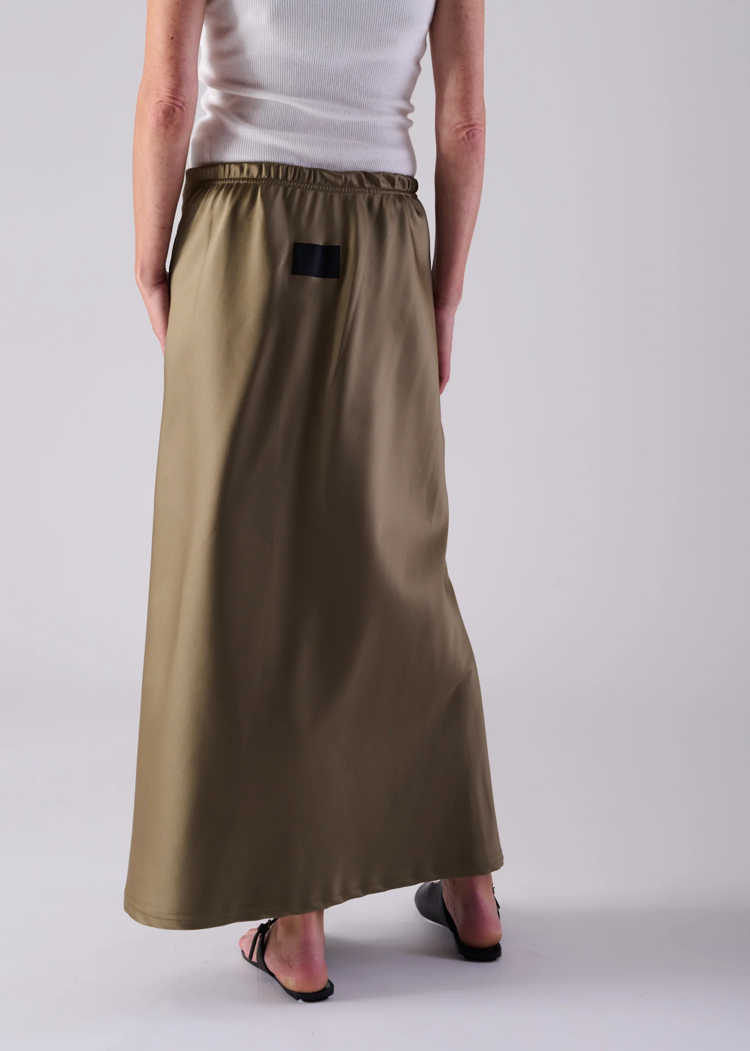 46 JENIFFER FLAIR SKIRT / DUCHESS SATIN STRETCH - C14 - Image 7