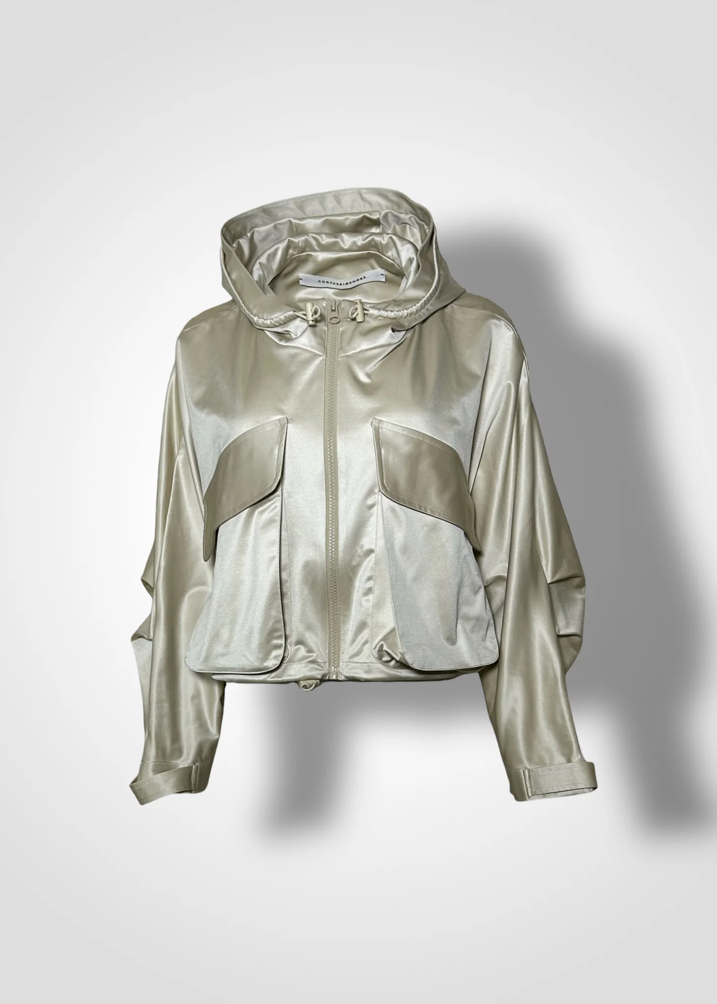 34 JOELLE PARKA / SILKY SATIN JERSEY - C10 - Image 11
