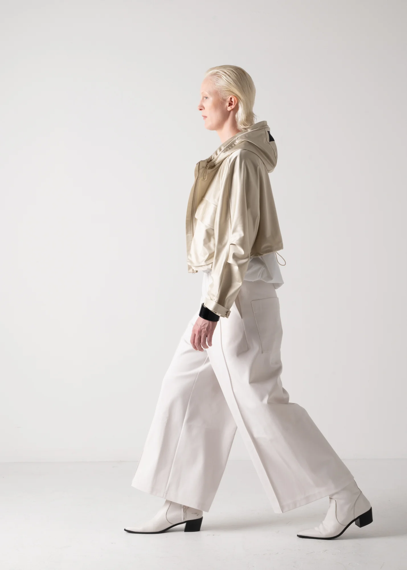 34 JOELLE PARKA / SILKY SATIN JERSEY - C10 - Image 9