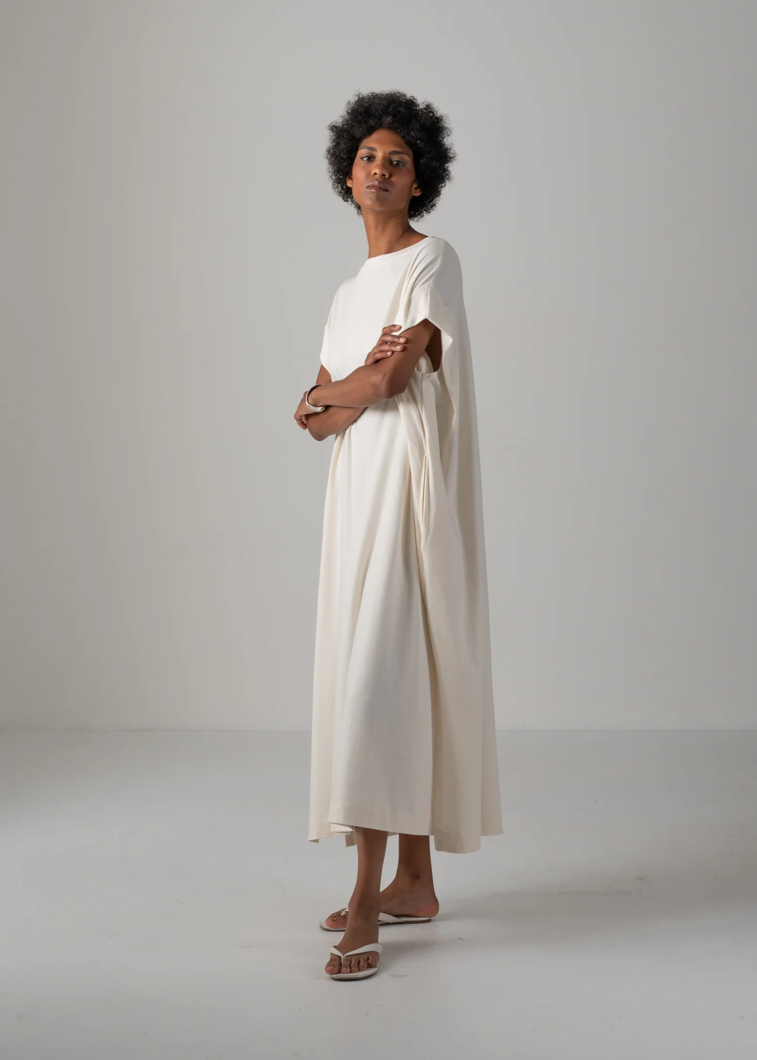 57 JOHANNA DRESS / HIGH GAUZE COTTON - C14 - Image 6