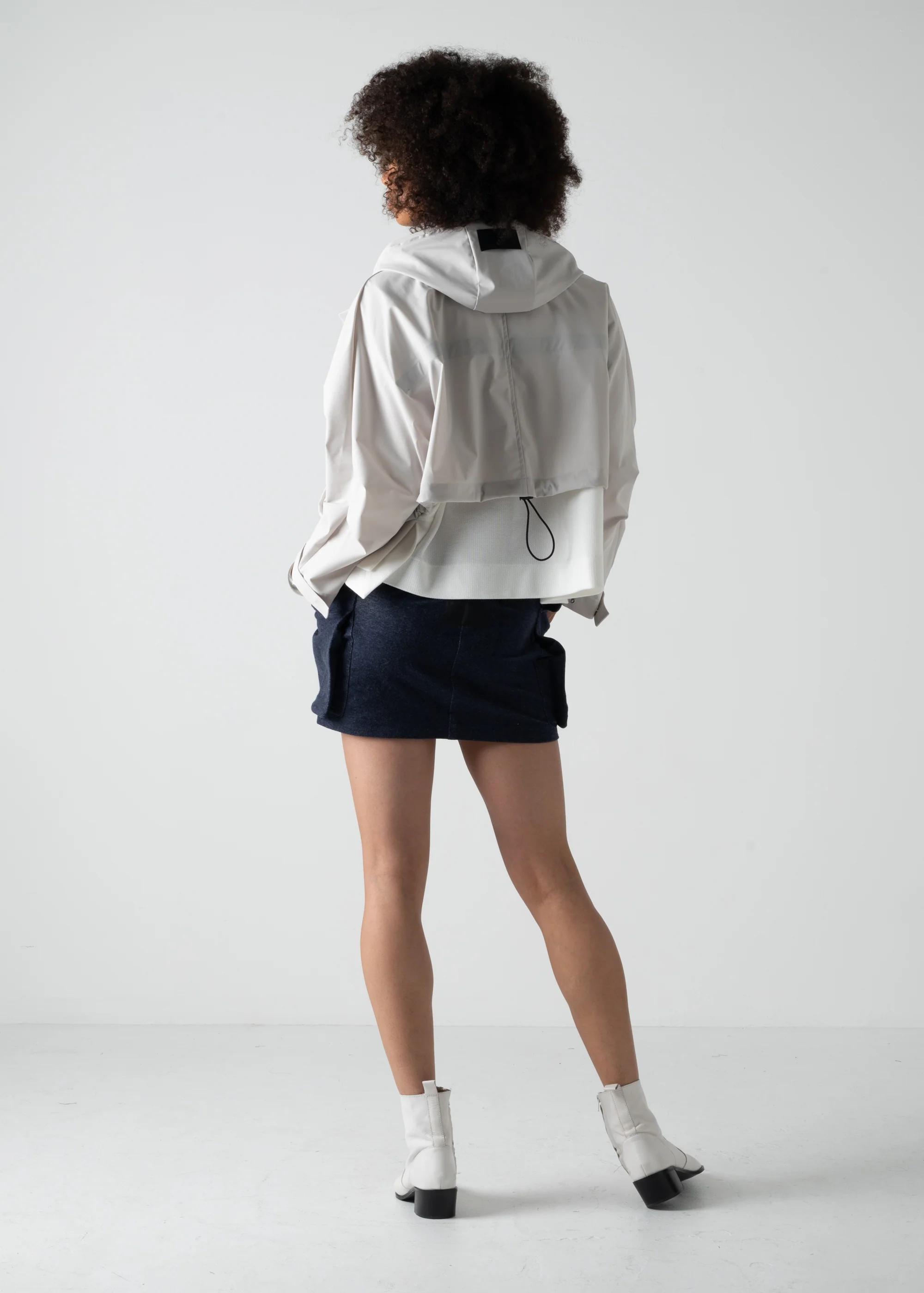 06 JUDY 2-WAY COAT / COMPACT SATIN TRICOT - C10 - Image 22