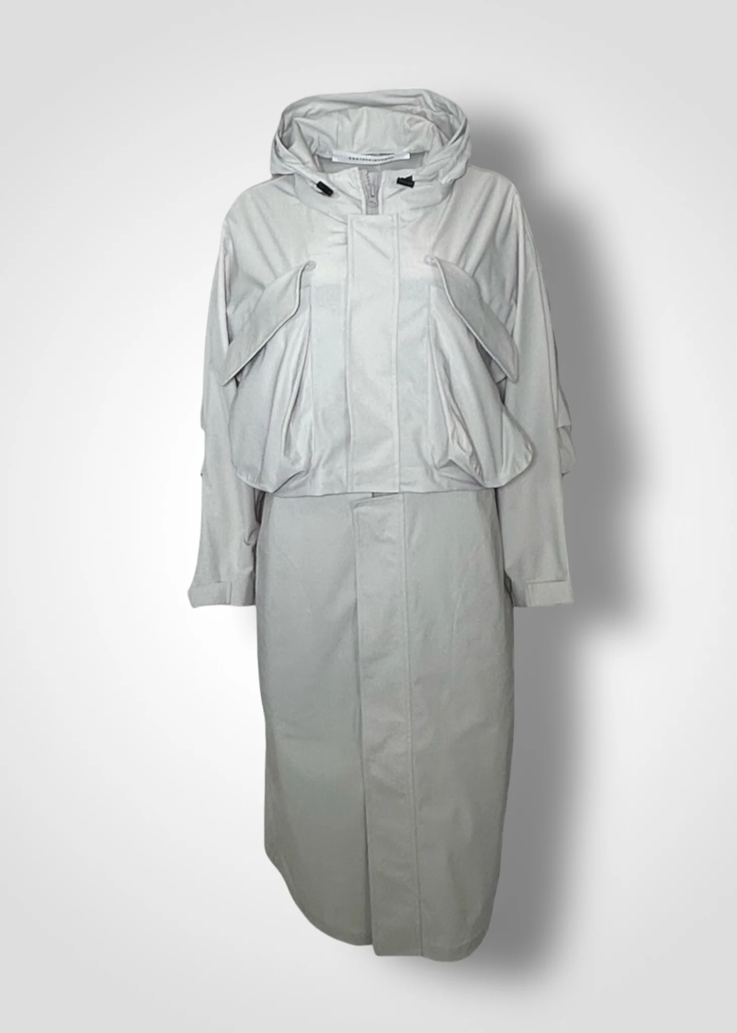 06 JUDY 2-WAY COAT / COMPACT SATIN TRICOT - C10 - Image 23