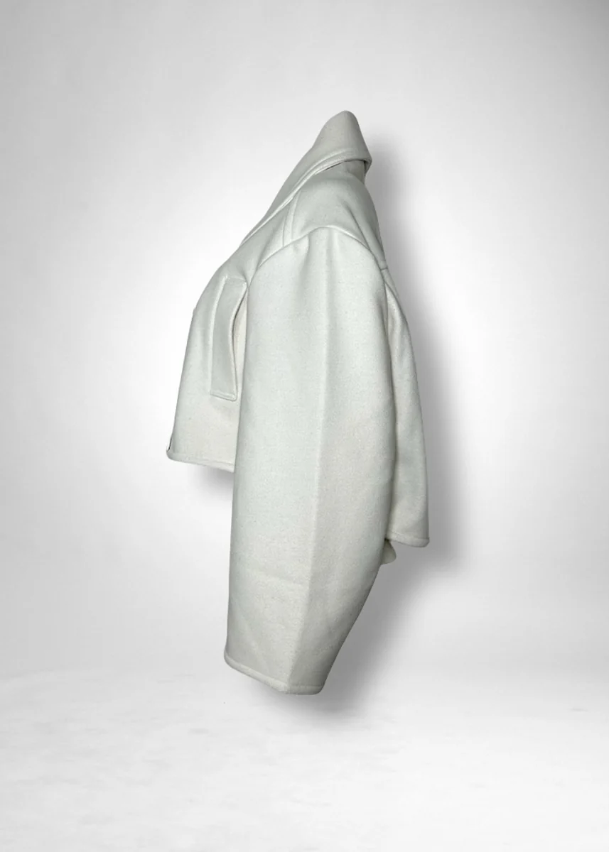 29 KAIYA SHORT PEA COAT / DOUBLE FACE WOOLLET - C11 - Image 15