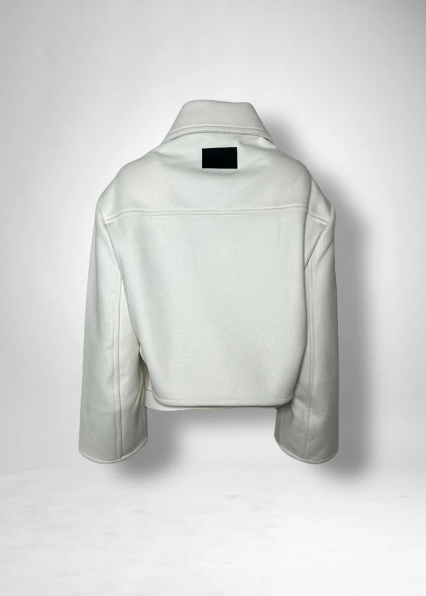 29 KAIYA SHORT PEA COAT / DOUBLE FACE WOOLLET - C11 - Image 16