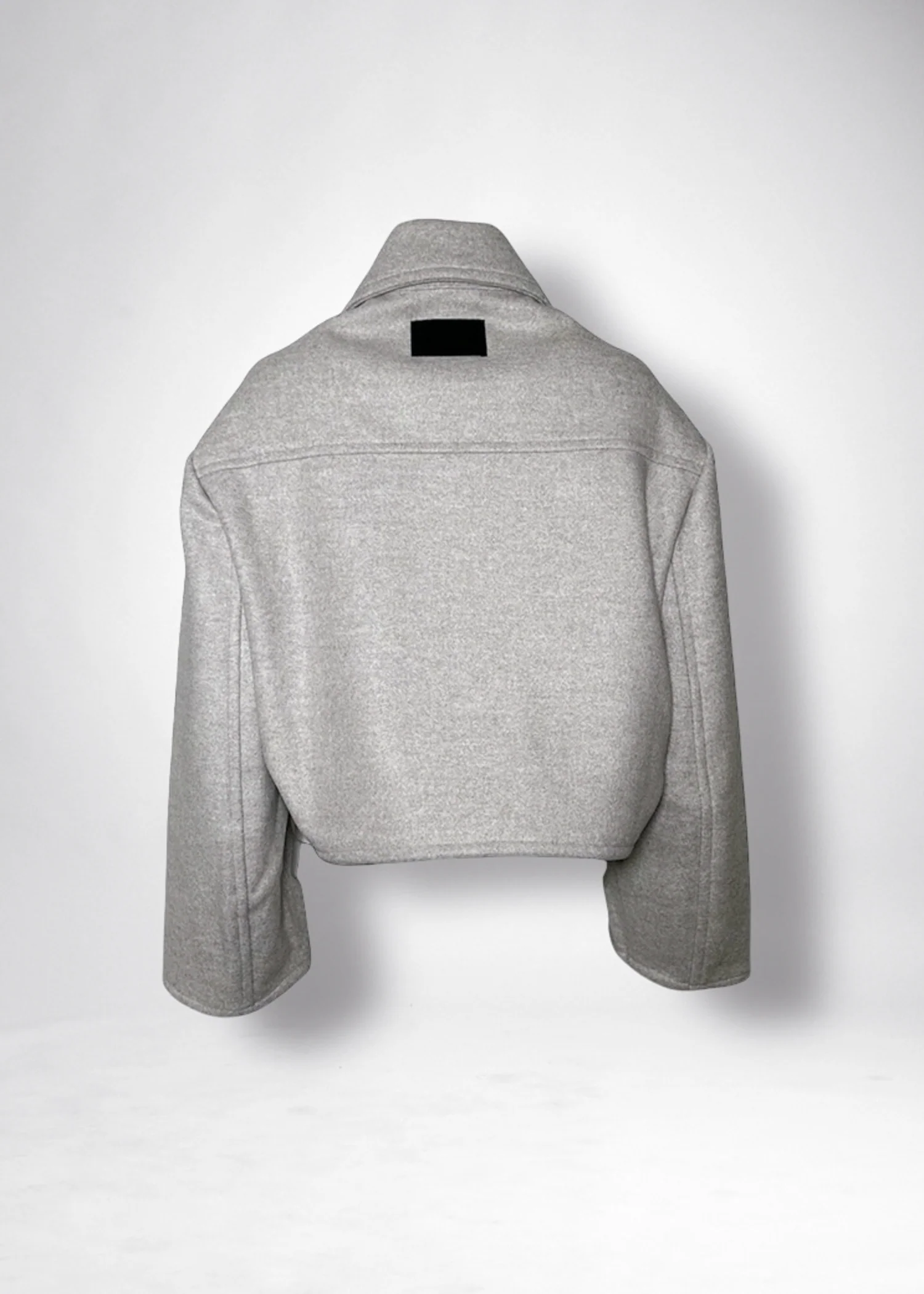 29 KAIYA SHORT PEA COAT / DOUBLE FACE WOOLLET - C11 - Image 23
