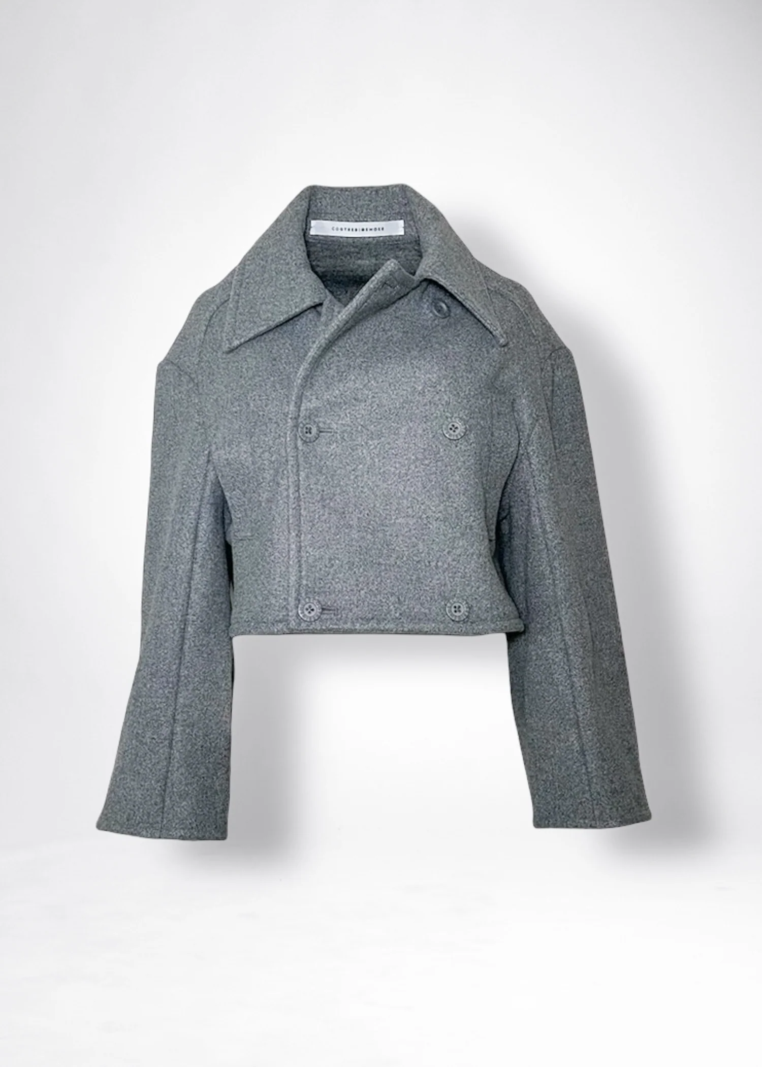 29 KAIYA SHORT PEA COAT / DOUBLE FACE WOOLLET - C11 - Image 5