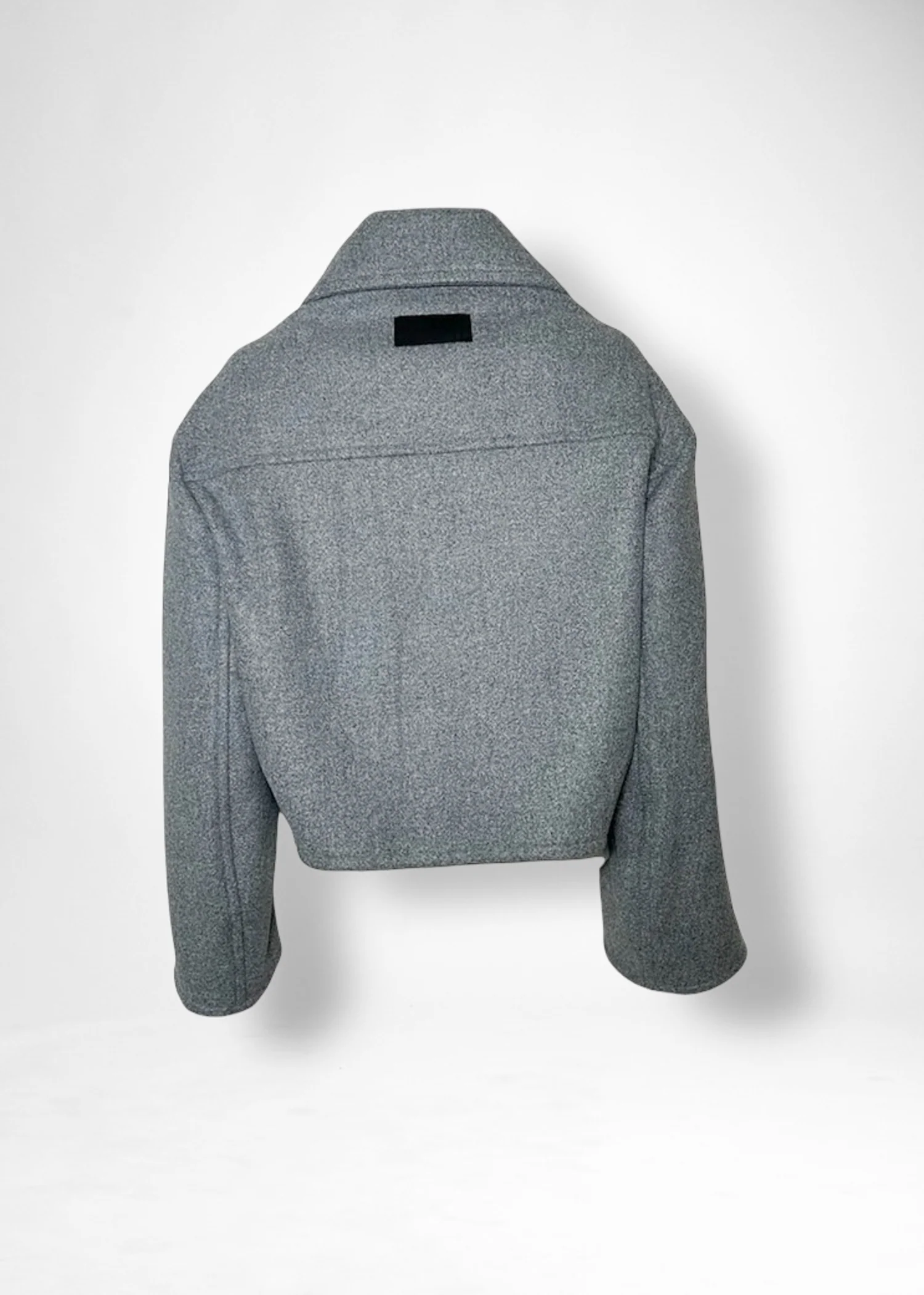 29 KAIYA SHORT PEA COAT / DOUBLE FACE WOOLLET - C11 - Image 7