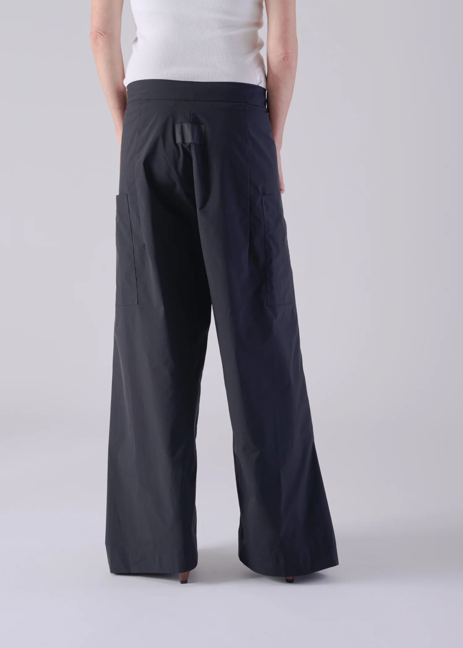 52 KARA WRAP TROUSERS / HIGH-COUNT PL STRETCH - C14 - Image 12