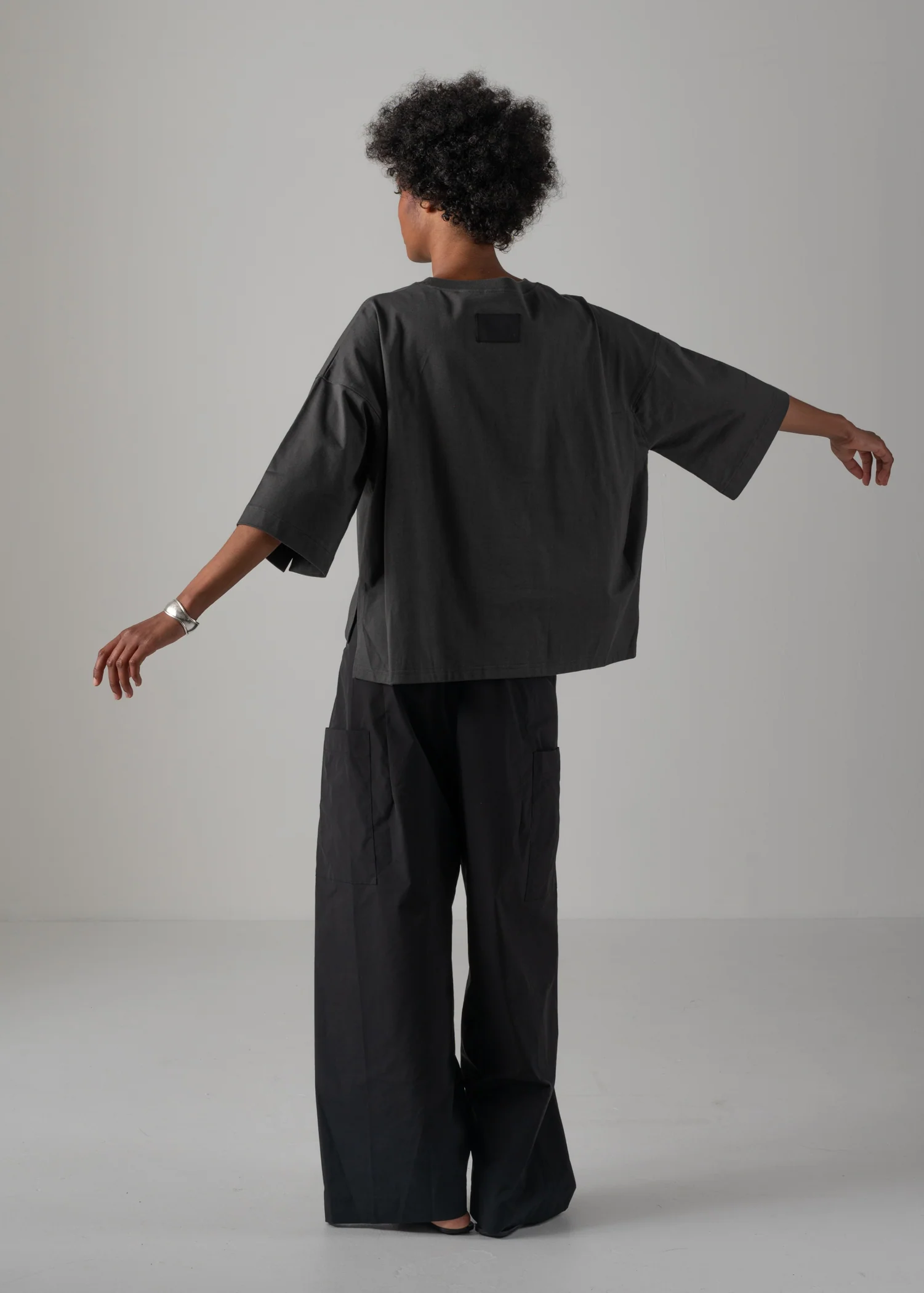52 KARA WRAP TROUSERS / HIGH-COUNT PL STRETCH - C14 - Image 14