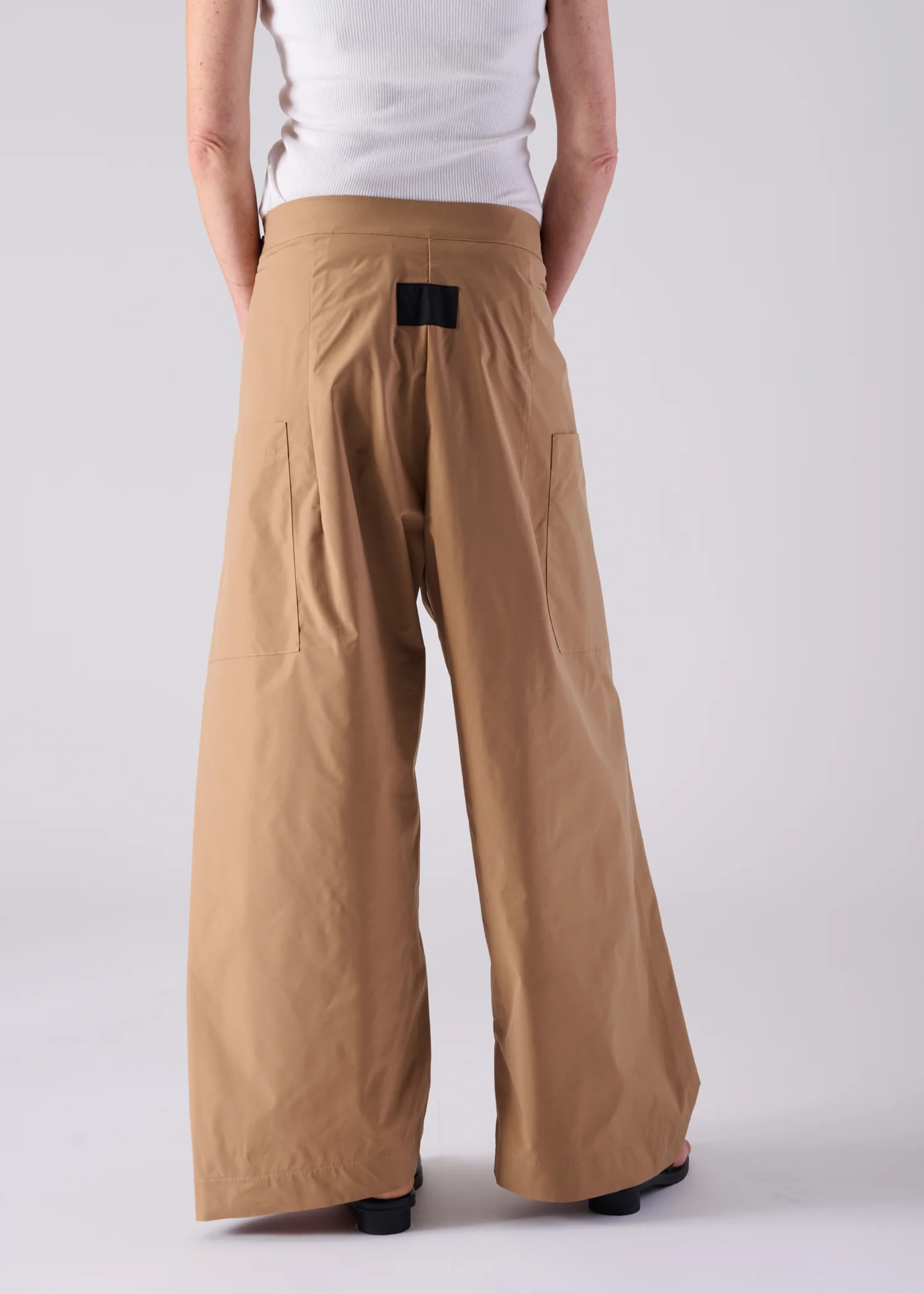 52 KARA WRAP TROUSERS / HIGH-COUNT PL STRETCH - C14 - Image 3