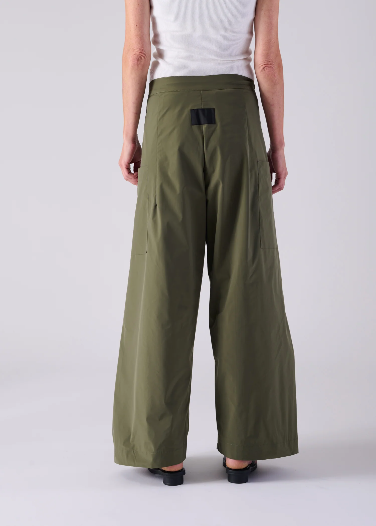 52 KARA WRAP TROUSERS / HIGH-COUNT PL STRETCH - C14 - Image 8