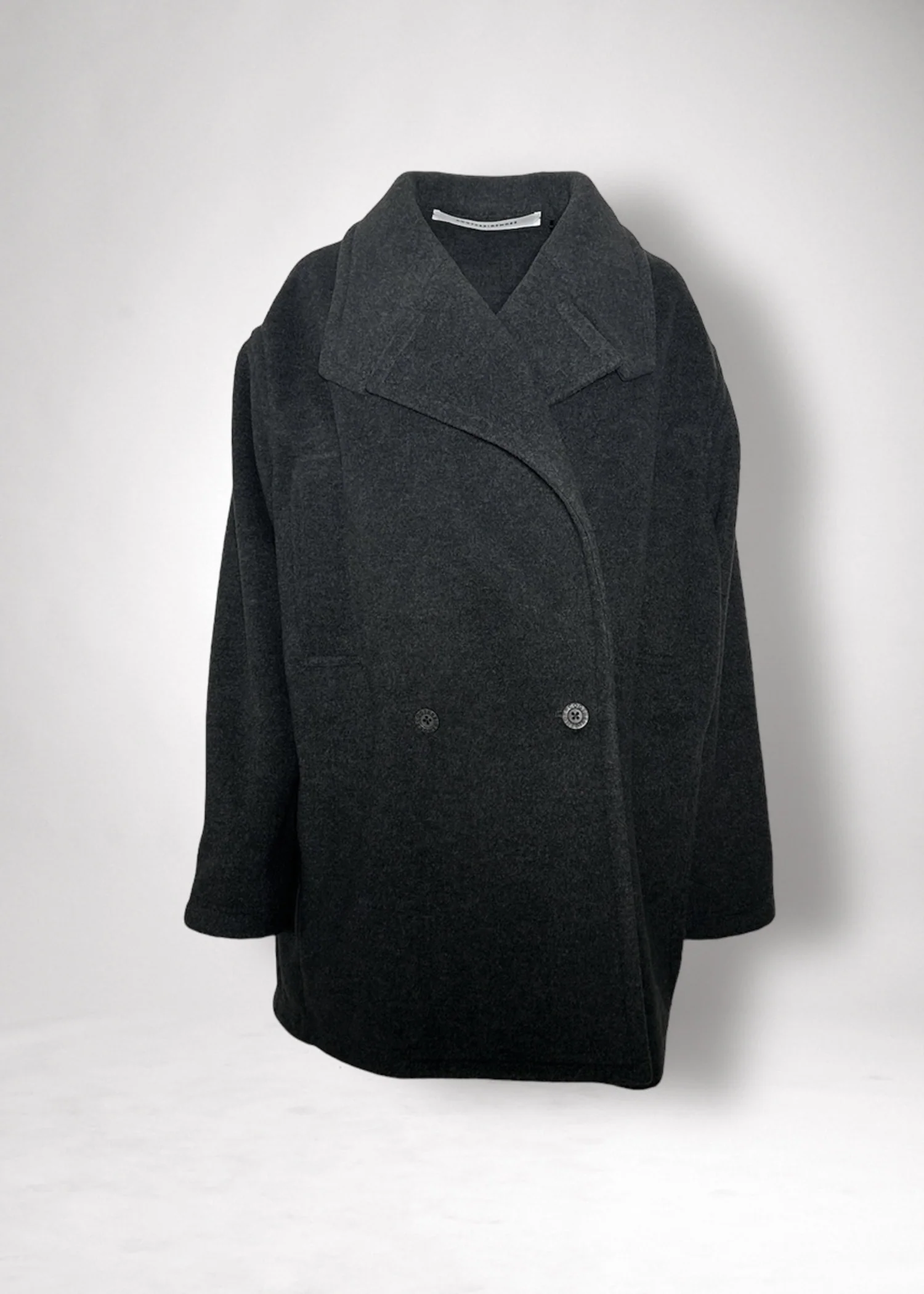 49 KARTER PEA COAT / LIGHT WEIGHT BRUSHED DOUBLE JERSEY - C11 - Image 22