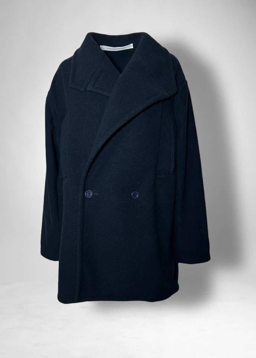 49 KARTER PEA COAT / LIGHT WEIGHT BRUSHED DOUBLE JERSEY - C11 - Image 6