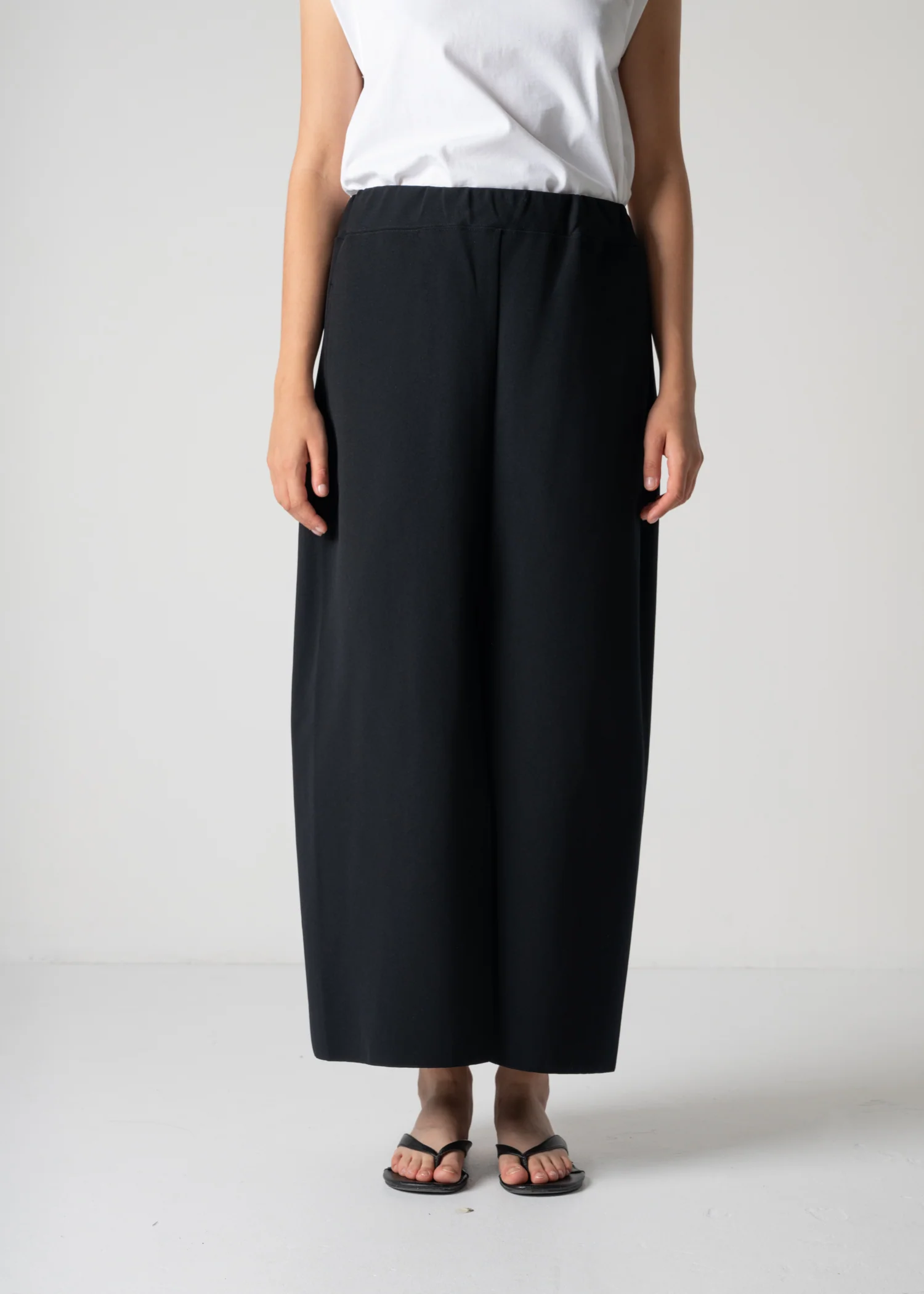 09 KATHLEEN FRONT SLIT SKIRT / HIGH TWISTED AMUNDSEN JERSEY - C12 - Image 11