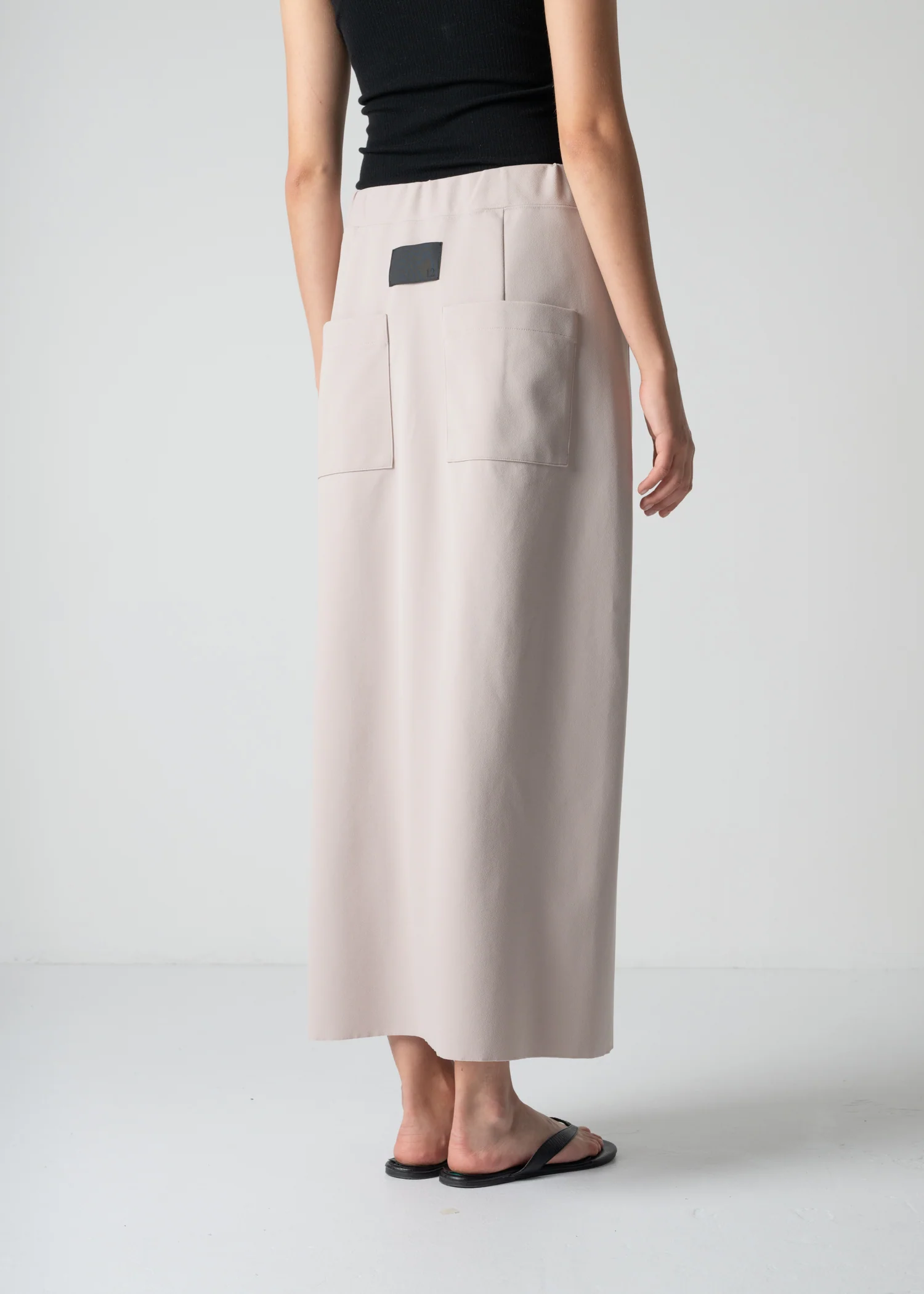 09 KATHLEEN FRONT SLIT SKIRT / HIGH TWISTED AMUNDSEN JERSEY - C12 - Image 7