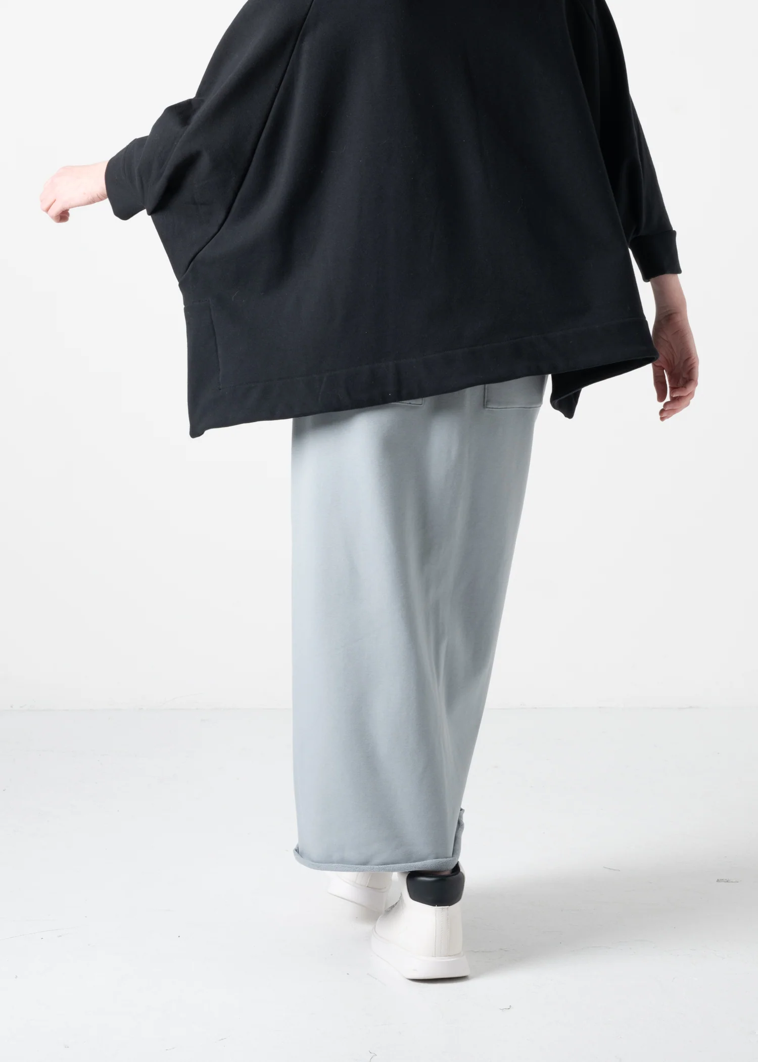 12 KATHLEEN FRONT SLIT SKIRT / SPONGY TERRY - C11 - Image 17