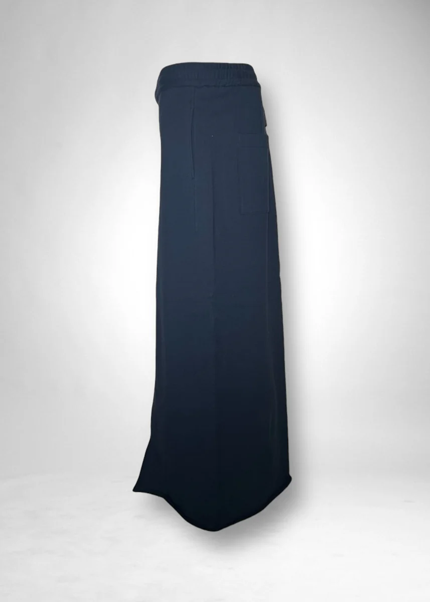 12 KATHLEEN FRONT SLIT SKIRT / SPONGY TERRY - C11 - Image 6