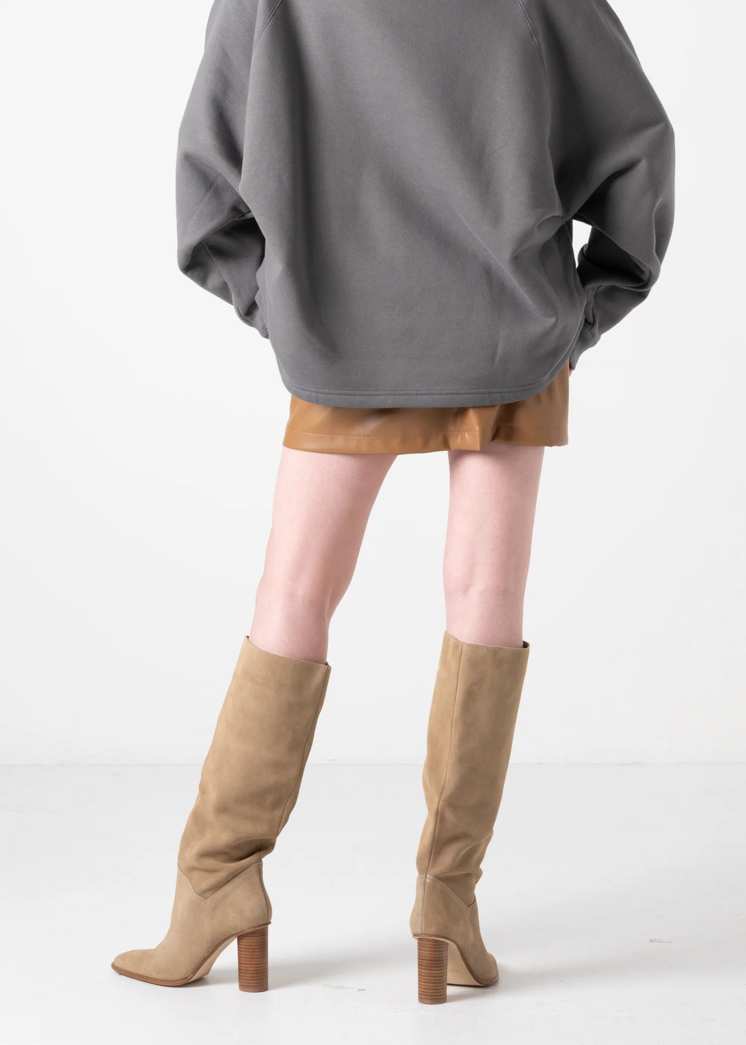 64 KATIE MINI SKIRT / VEGAN LEATHER - C11 - Image 11