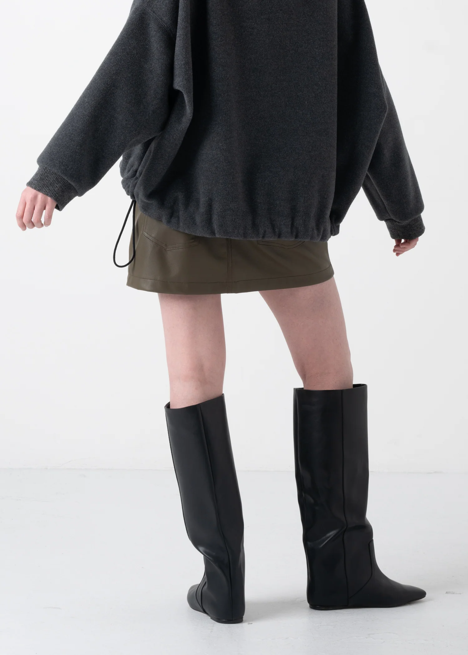 64 KATIE MINI SKIRT / VEGAN LEATHER - C11 - Image 18