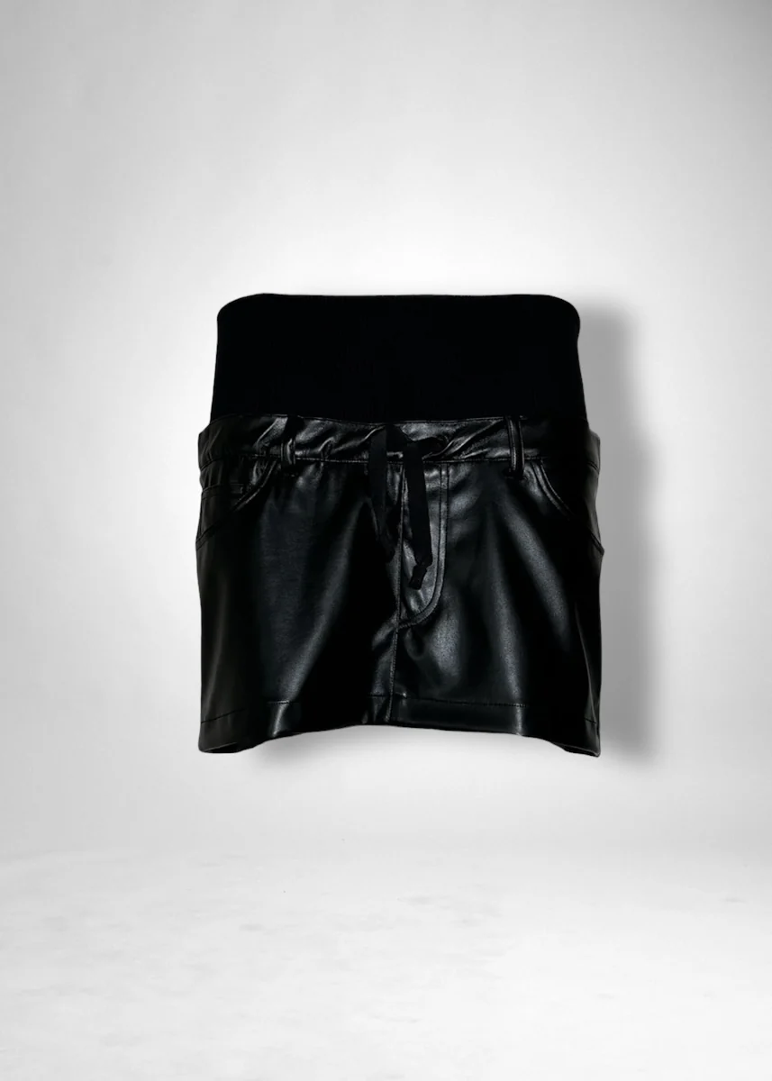 64 KATIE MINI SKIRT / VEGAN LEATHER - C11 - Image 5