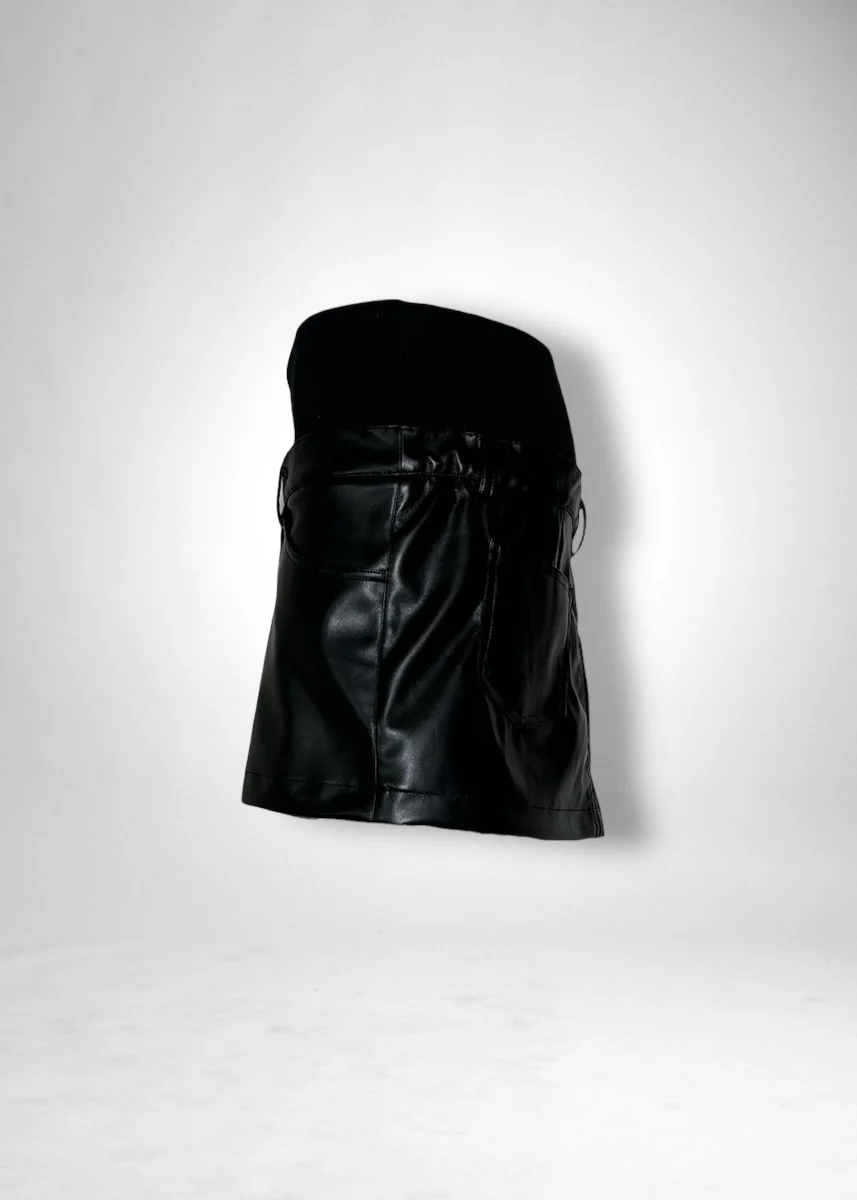 64 KATIE MINI SKIRT / VEGAN LEATHER - C11 - Image 6