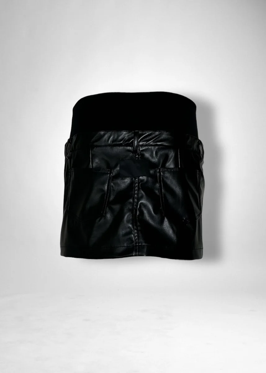 64 KATIE MINI SKIRT / VEGAN LEATHER - C11 - Image 7