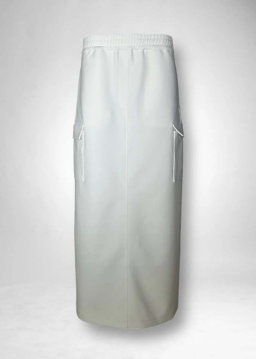 07 KHLOE LONG CARGO SKIRT / HIGH DENSITY 2WAY STRETCH - C11 - Image 5