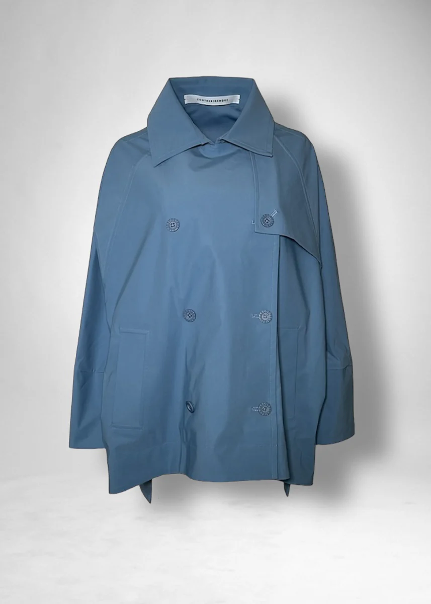 18 KIMBERLY PENTAGON TRENCH / COMPACT SATIN TRICOT - C11 - Image 12