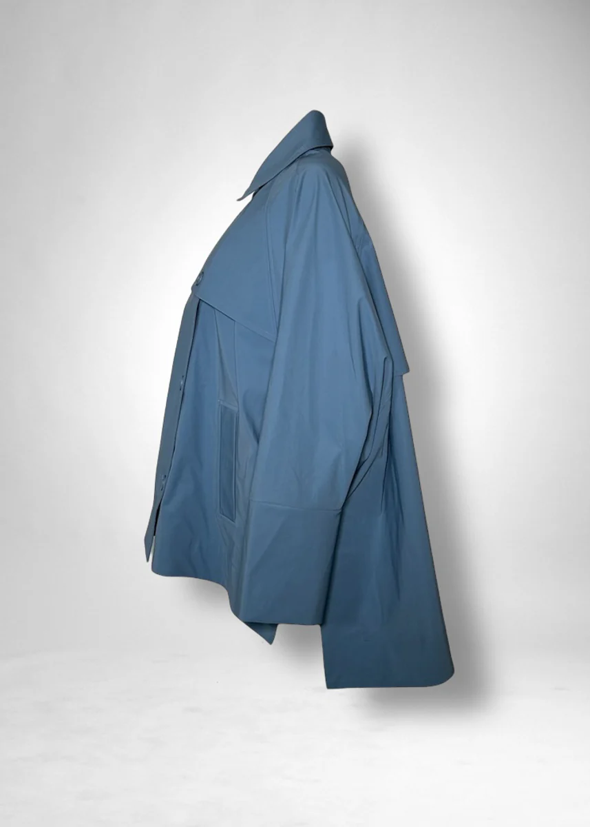 18 KIMBERLY PENTAGON TRENCH / COMPACT SATIN TRICOT - C11 - Image 13
