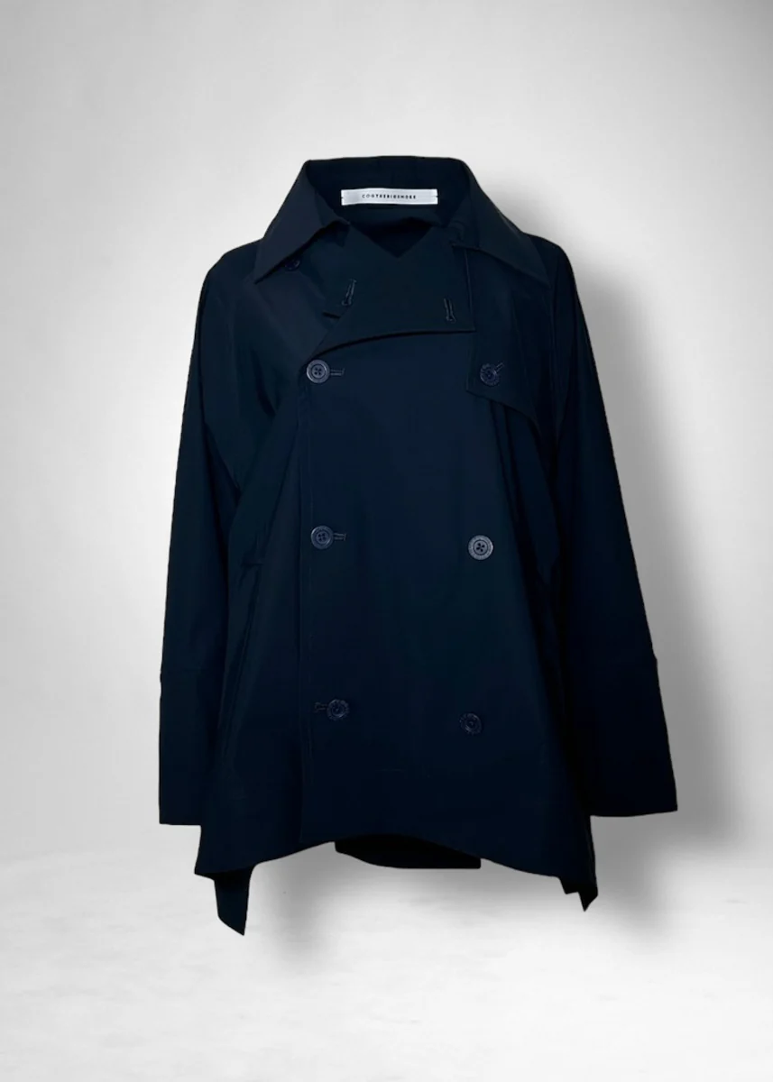 18 KIMBERLY PENTAGON TRENCH / COMPACT SATIN TRICOT - C11 - Image 5