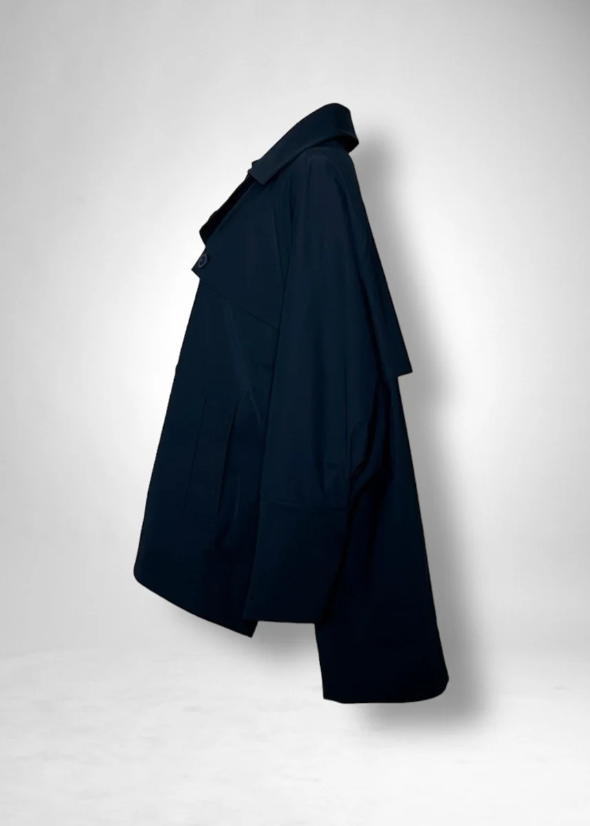 18 KIMBERLY PENTAGON TRENCH / COMPACT SATIN TRICOT - C11 - Image 6