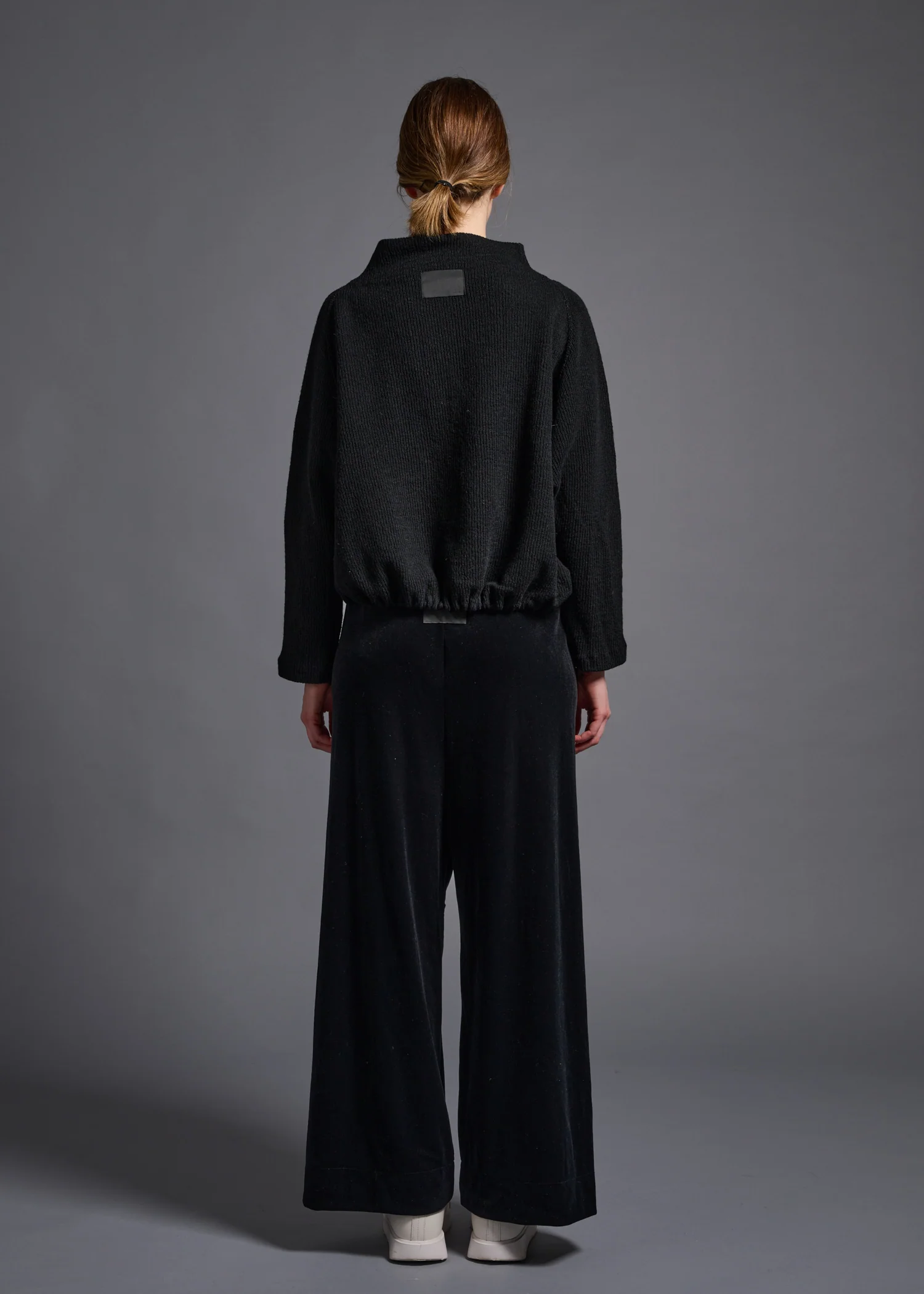 46 KORA BOTTLE NECK TOP / CHUNKY RIB JERSEY - C13 - Image 14