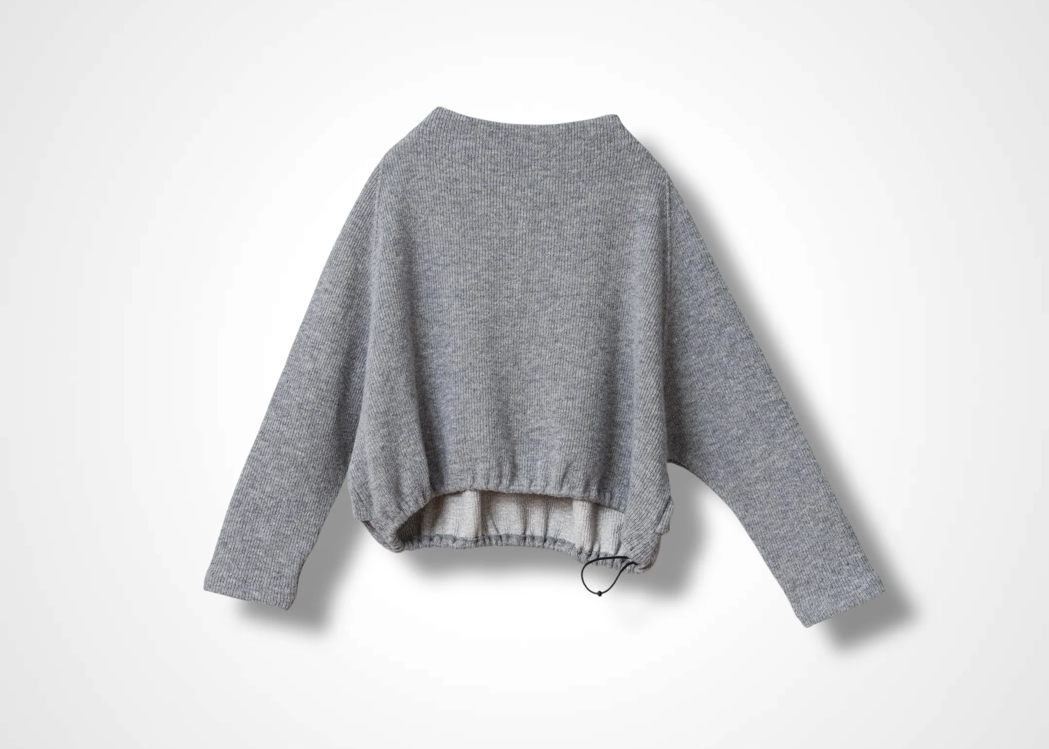 46 KORA BOTTLE NECK TOP / CHUNKY RIB JERSEY - C13 - Image 17