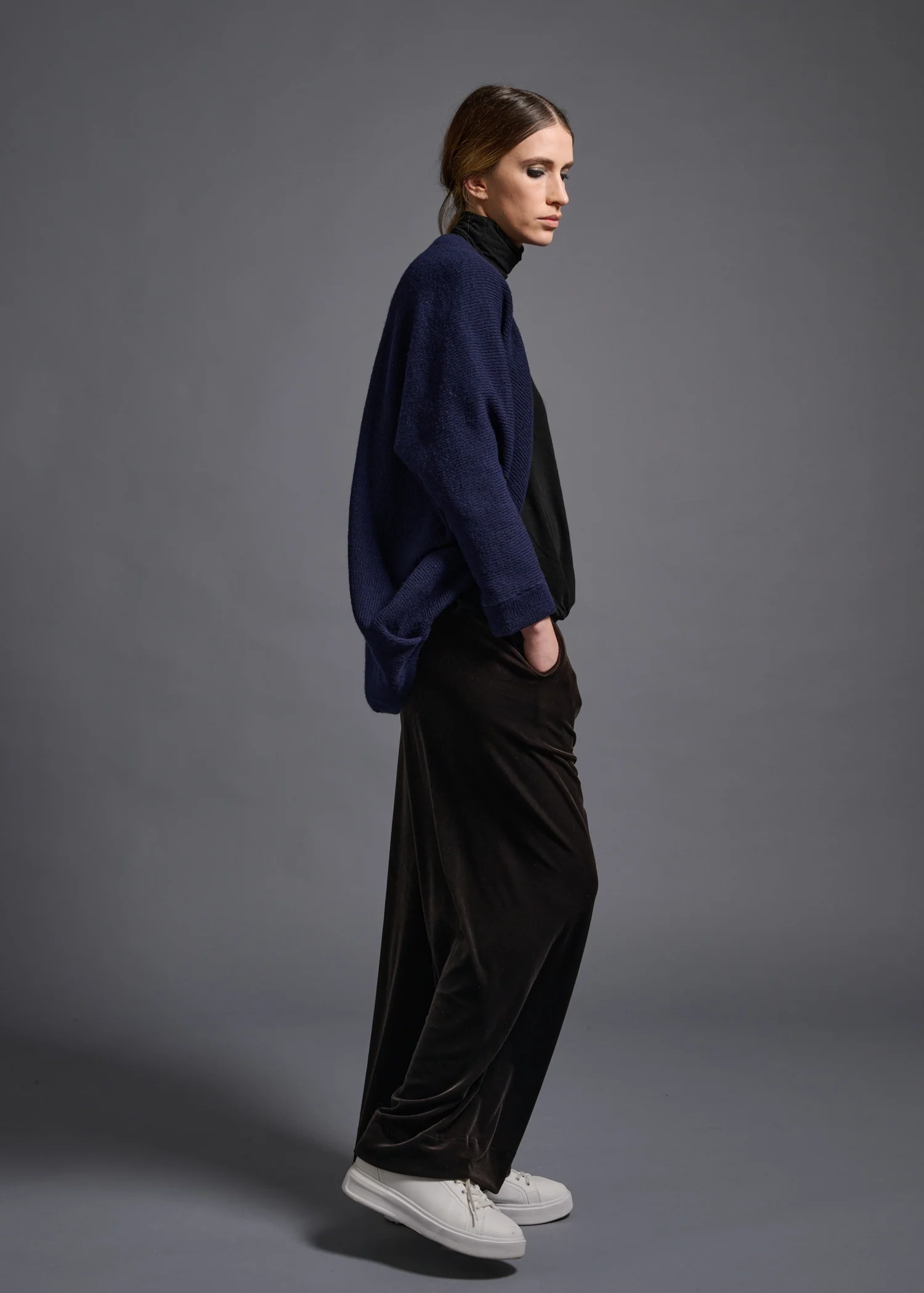 47 KRISTA BOLERO / CHUNKY RIB JERSEY - C13 - Image 5