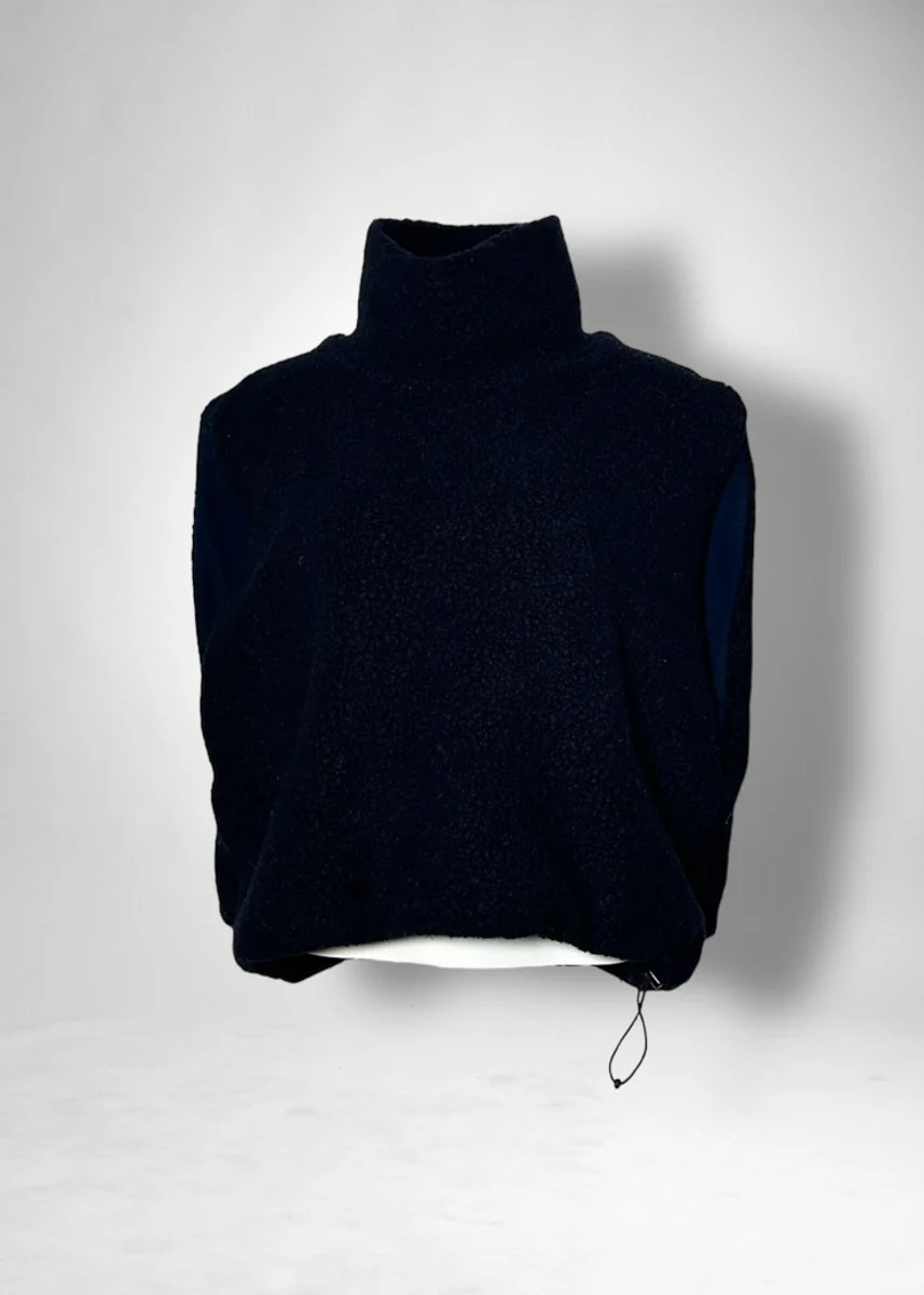 40 KRYSTAL HIGH-NECK GILET / SHEEP PILE JERSEY - C11 - Image 15
