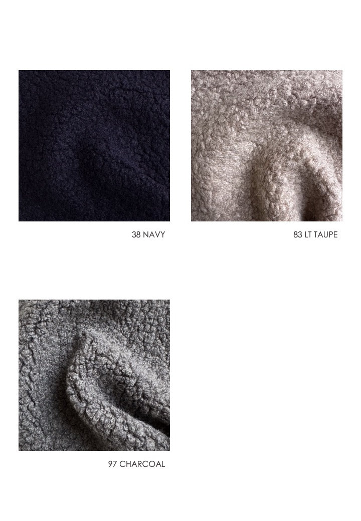 40 KRYSTAL HIGH-NECK GILET / SHEEP PILE JERSEY - C11 - Image 25