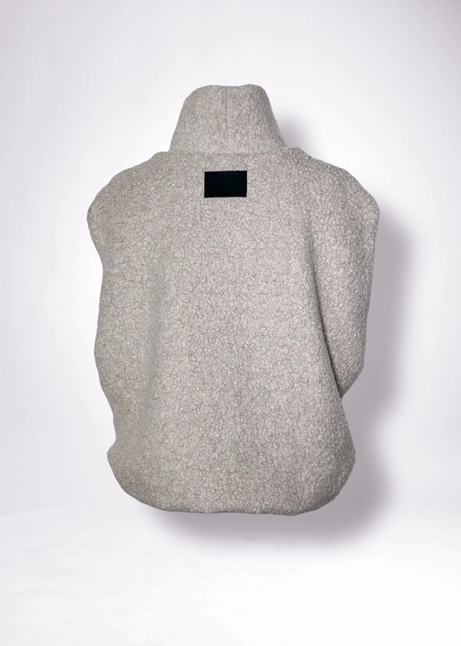 40 KRYSTAL HIGH-NECK GILET / SHEEP PILE JERSEY - C11 - Image 9