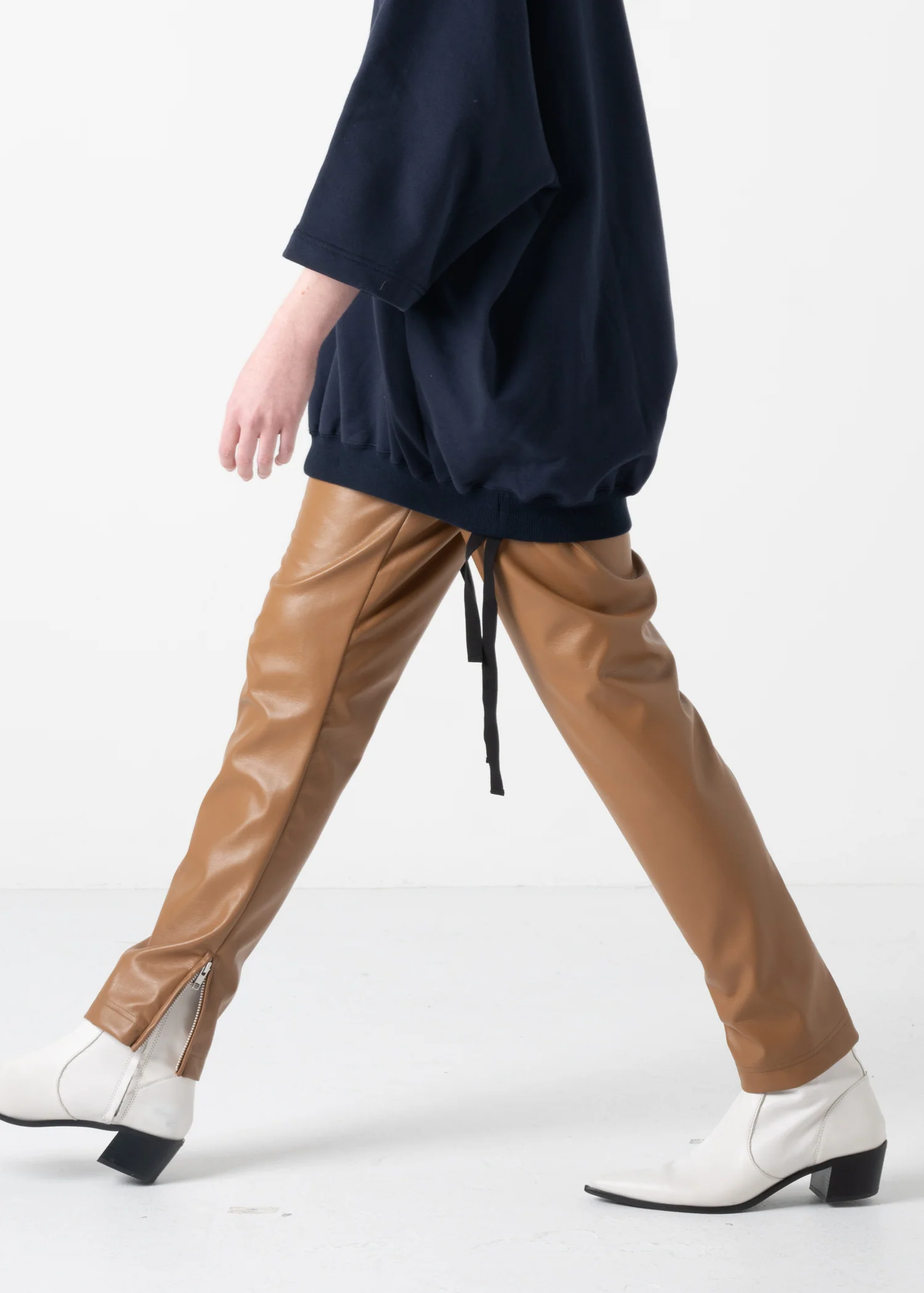 63 KYRA SKINNY TROUSERS / VEGAN LEATHER - C11 - Image 10