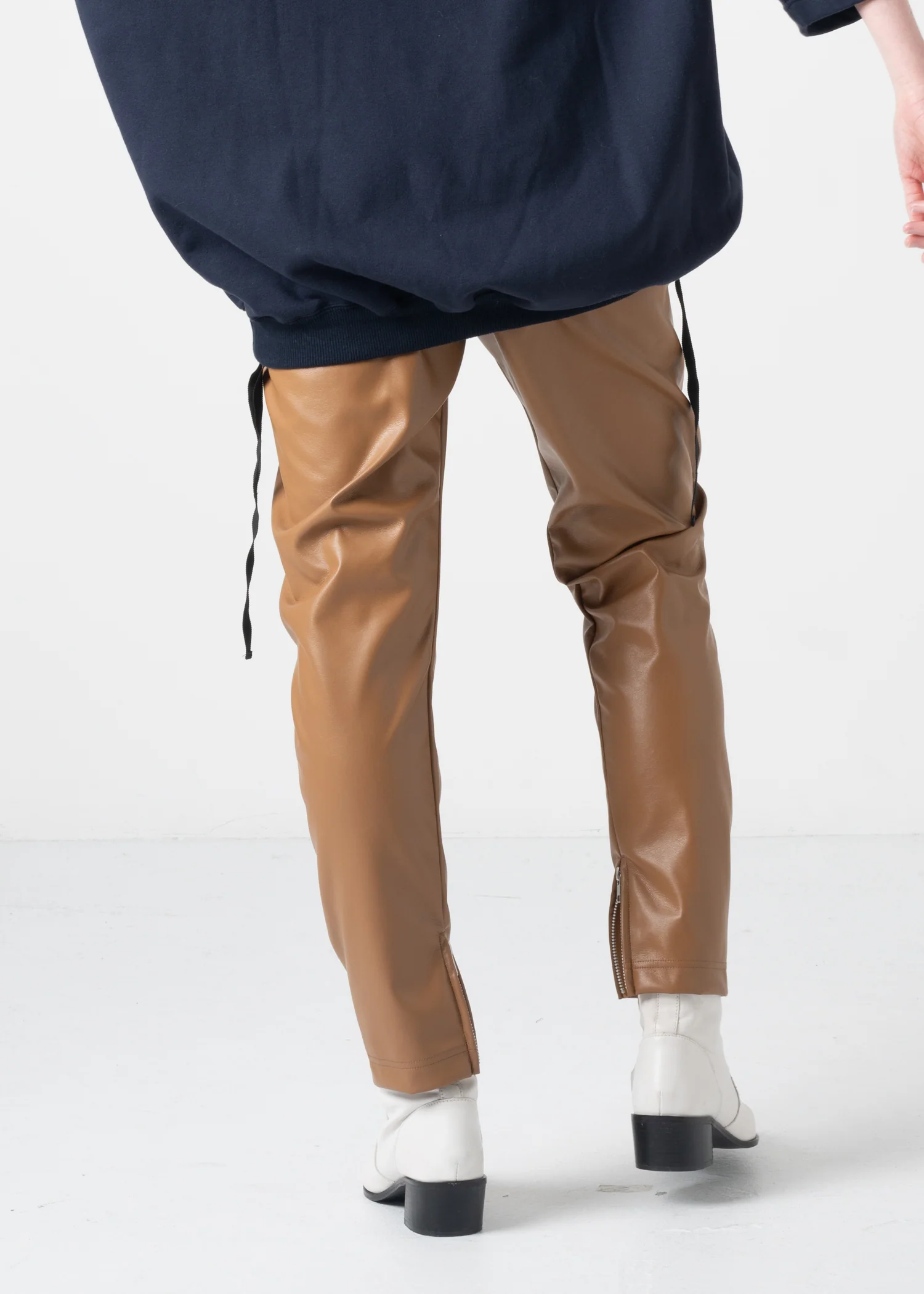 63 KYRA SKINNY TROUSERS / VEGAN LEATHER - C11 - Image 11