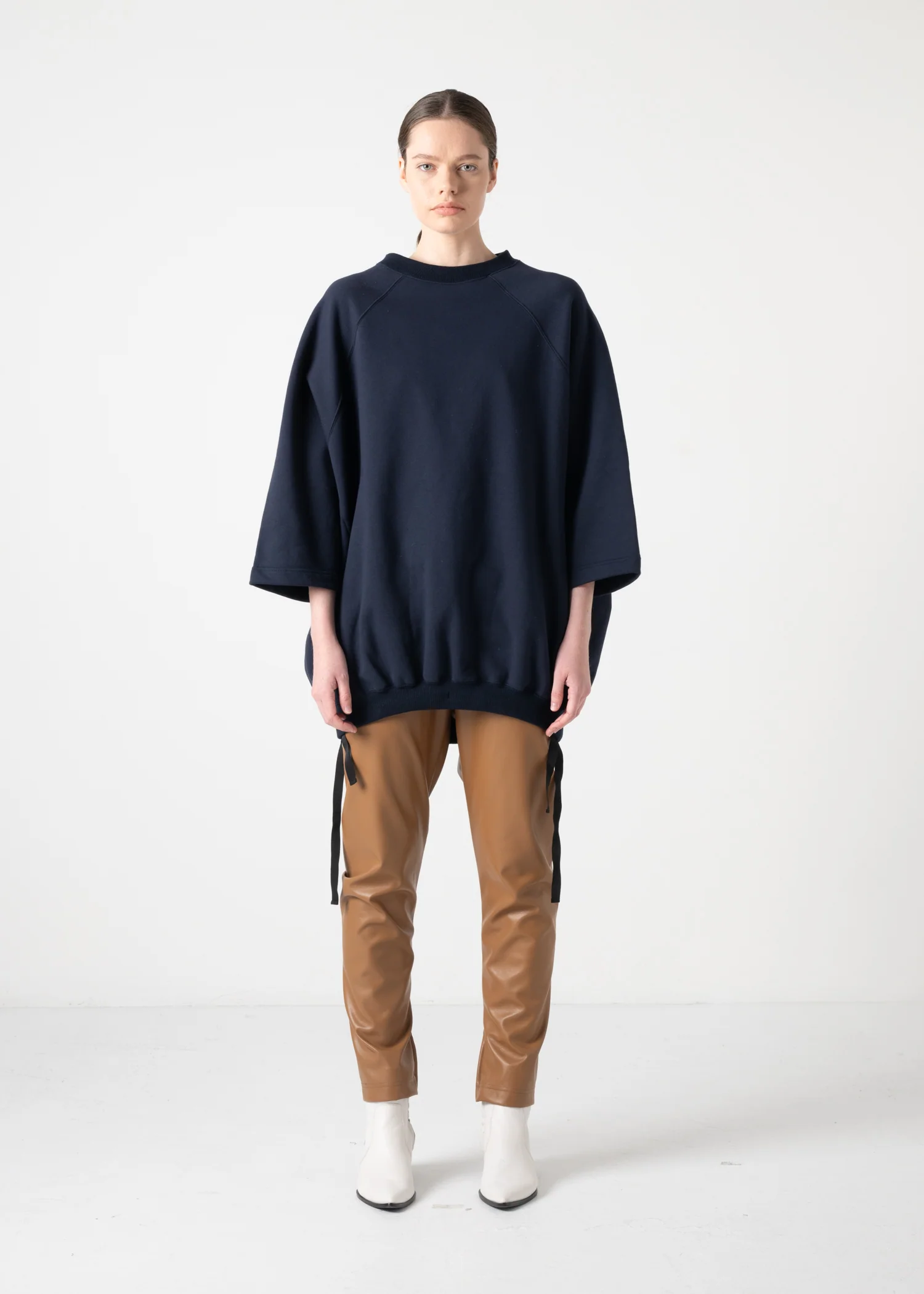 63 KYRA SKINNY TROUSERS / VEGAN LEATHER - C11 - Image 8