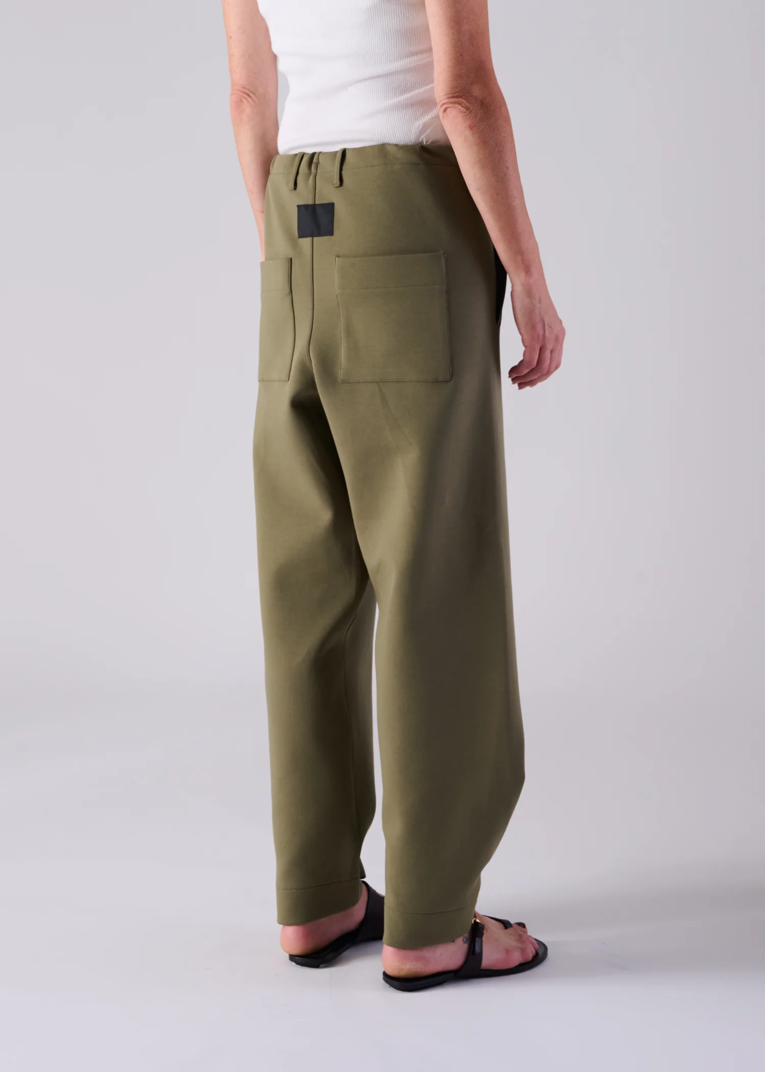 44 LANA TROUSERS / AIRY COTTON DOUBLE JERSEY - C14 - Image 21
